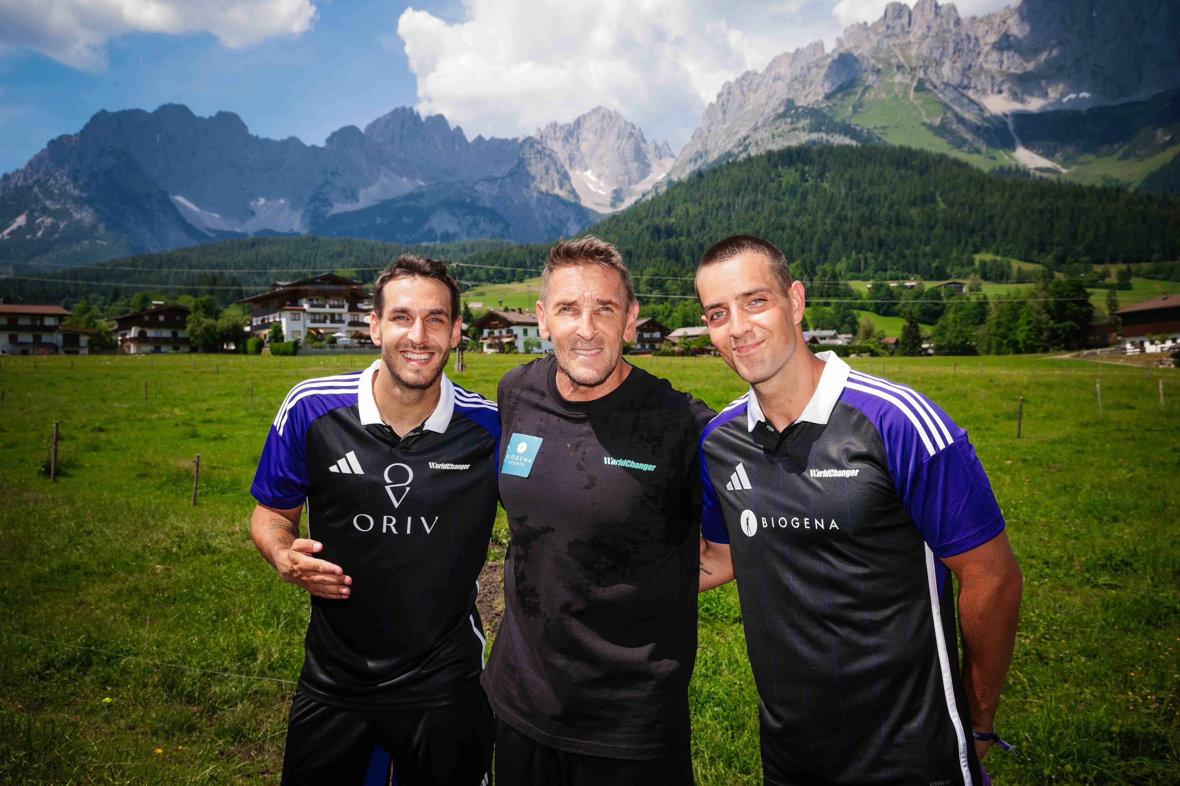 Going am Wilden Kaiser Mark Keller und seine Söhne Joshua & Aaron