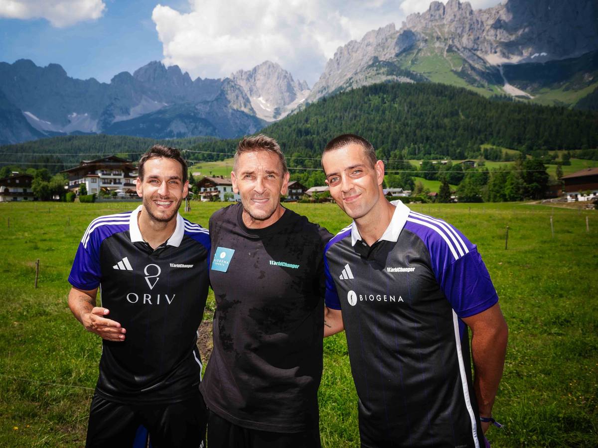 Going am Wilden Kaiser Mark Keller und seine Söhne Joshua & Aaron