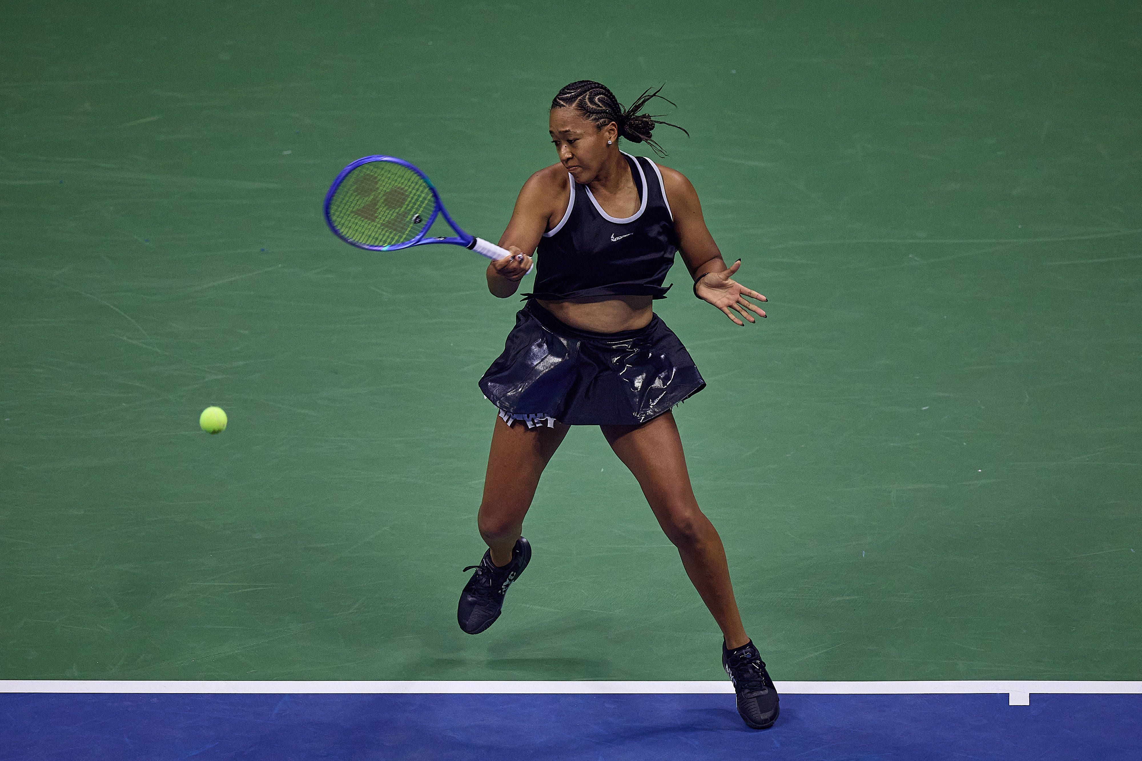Naomi Osaka bei einem Tennis-Match