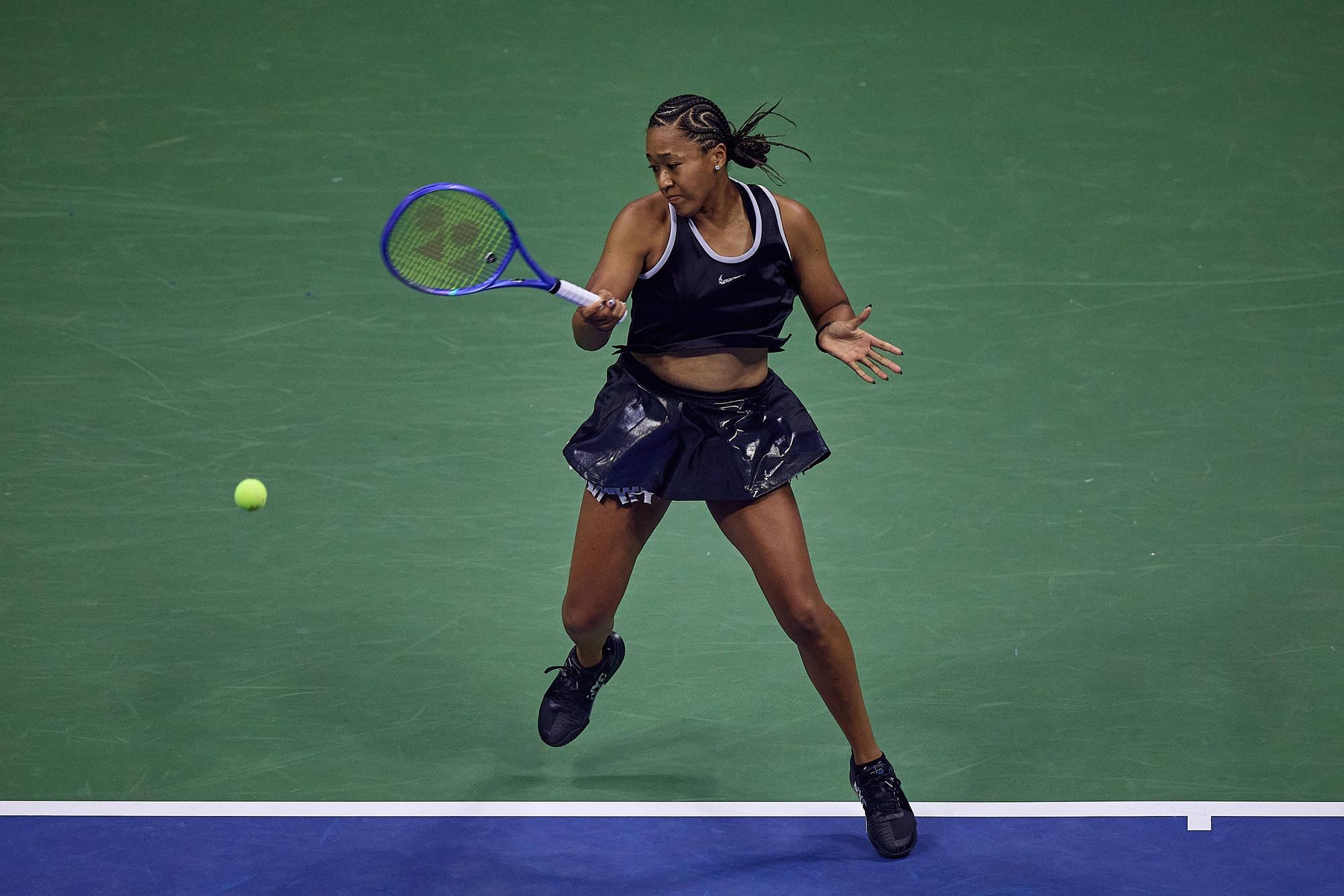 Naomi Osaka bei einem Tennis-Match
