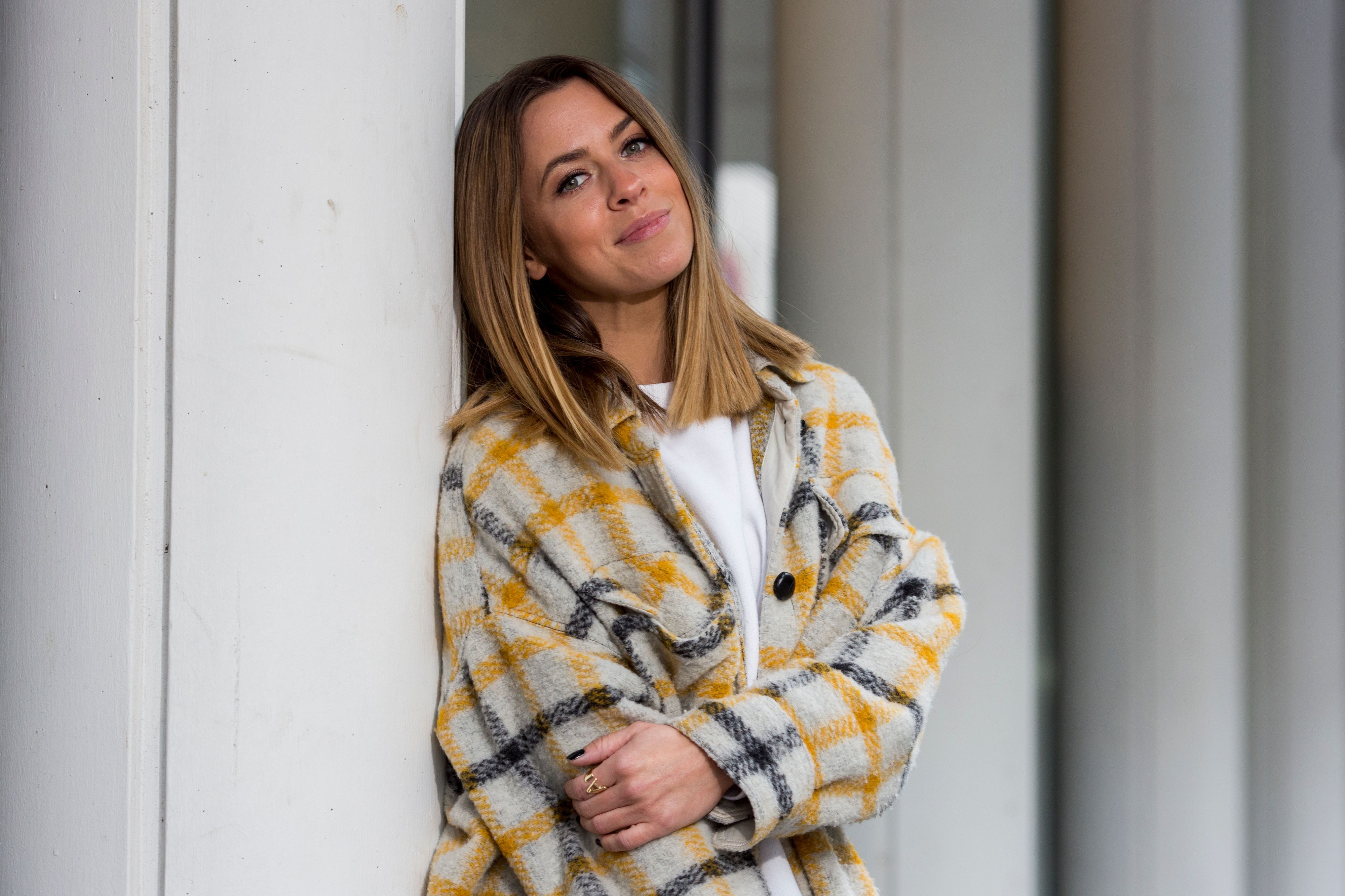 Vanessa Mai bei einem Interview in Köln.