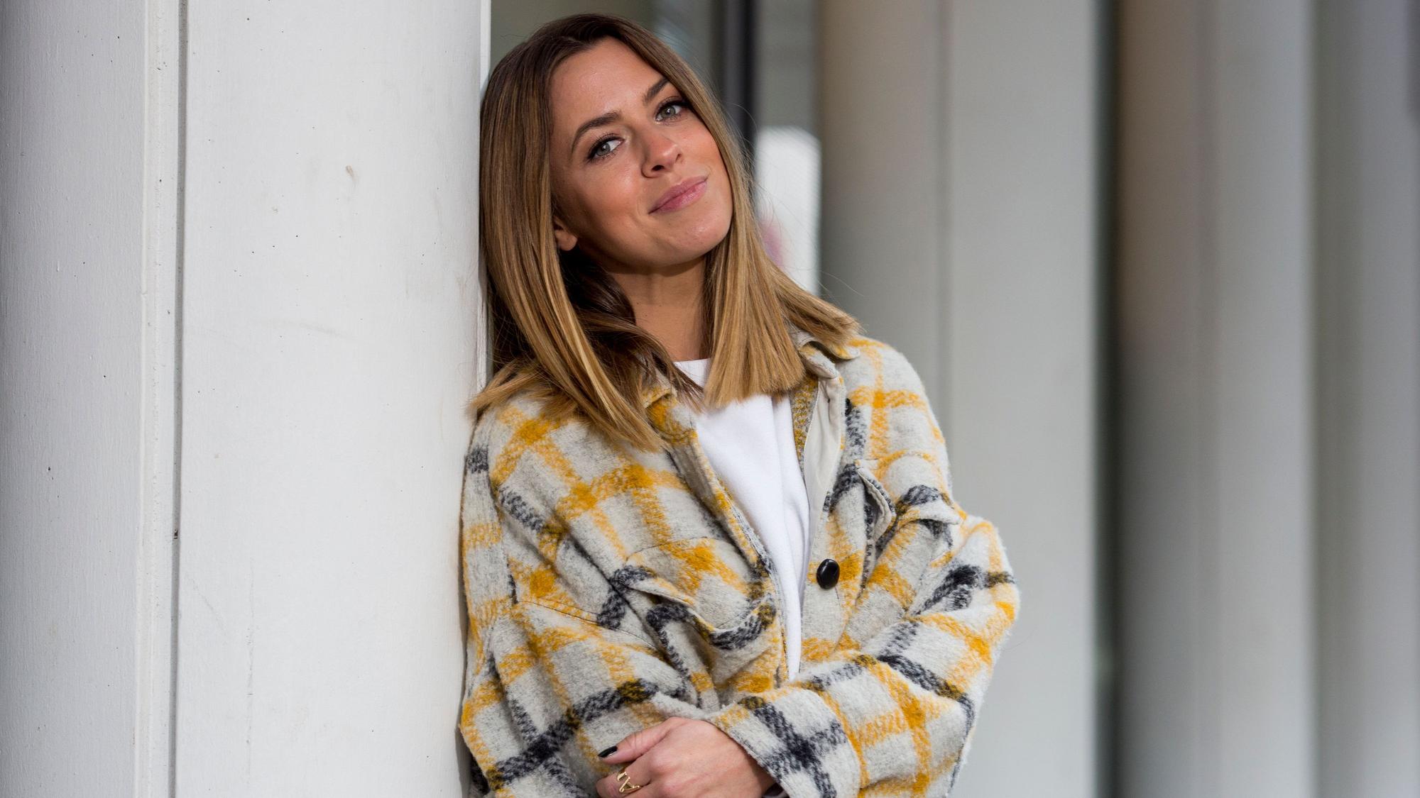 Vanessa Mai bei einem Interview in Köln.