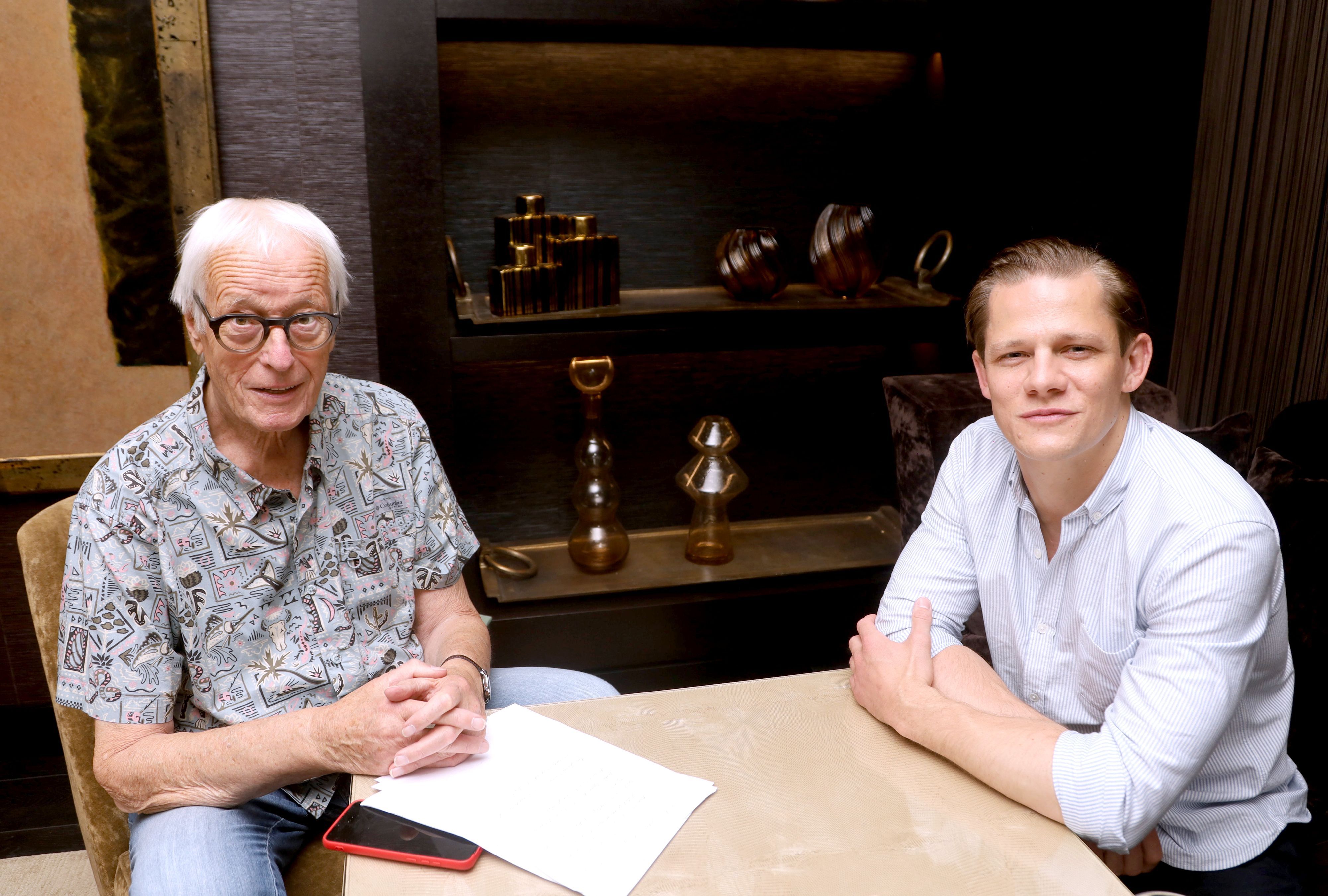 Horst Stellmacher von EXPRESS mit Max von der Groeben am 14. Juli 2026 in Köln