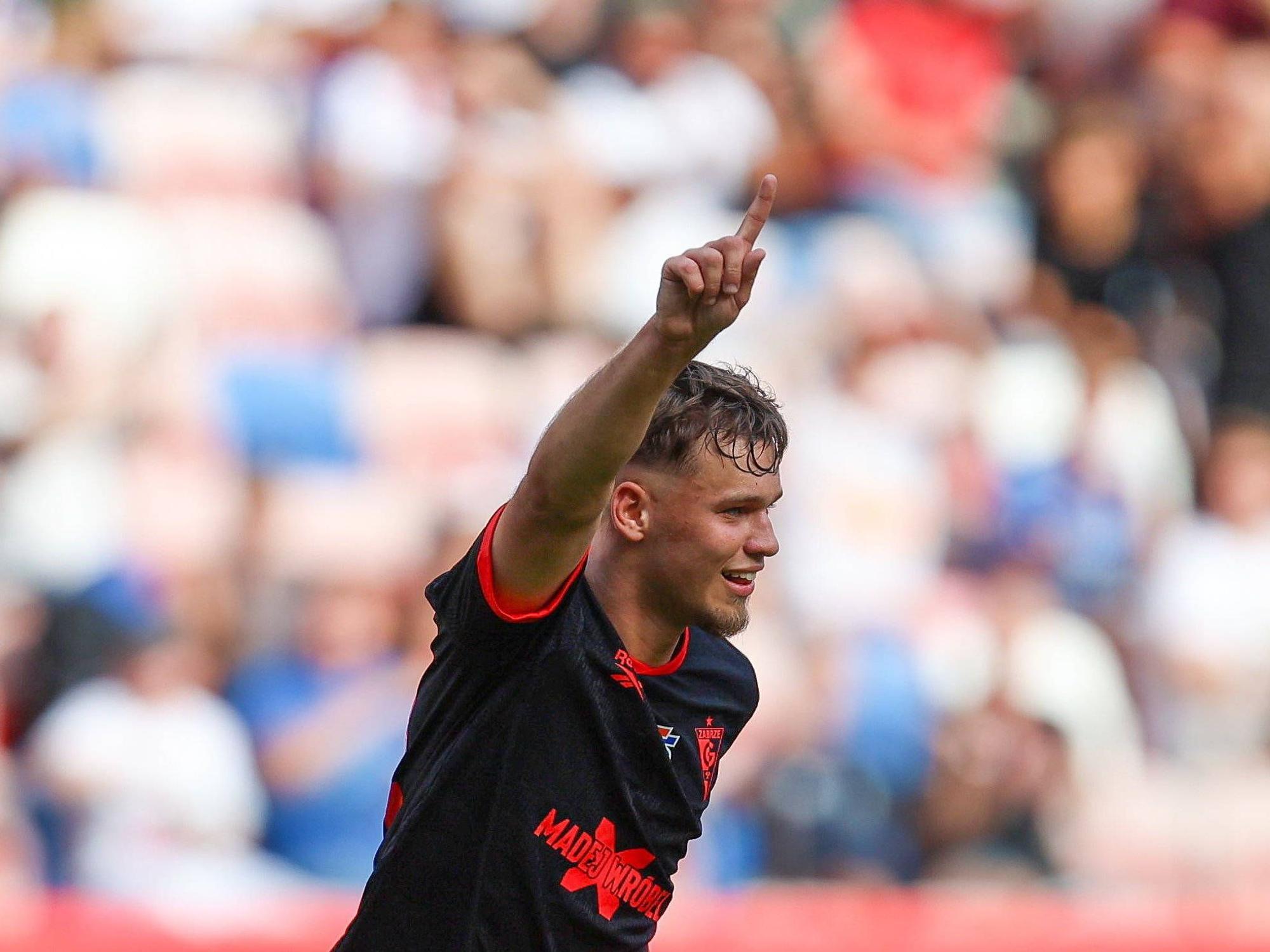 Louis Podolski im Trikot von Gornik Zabrze