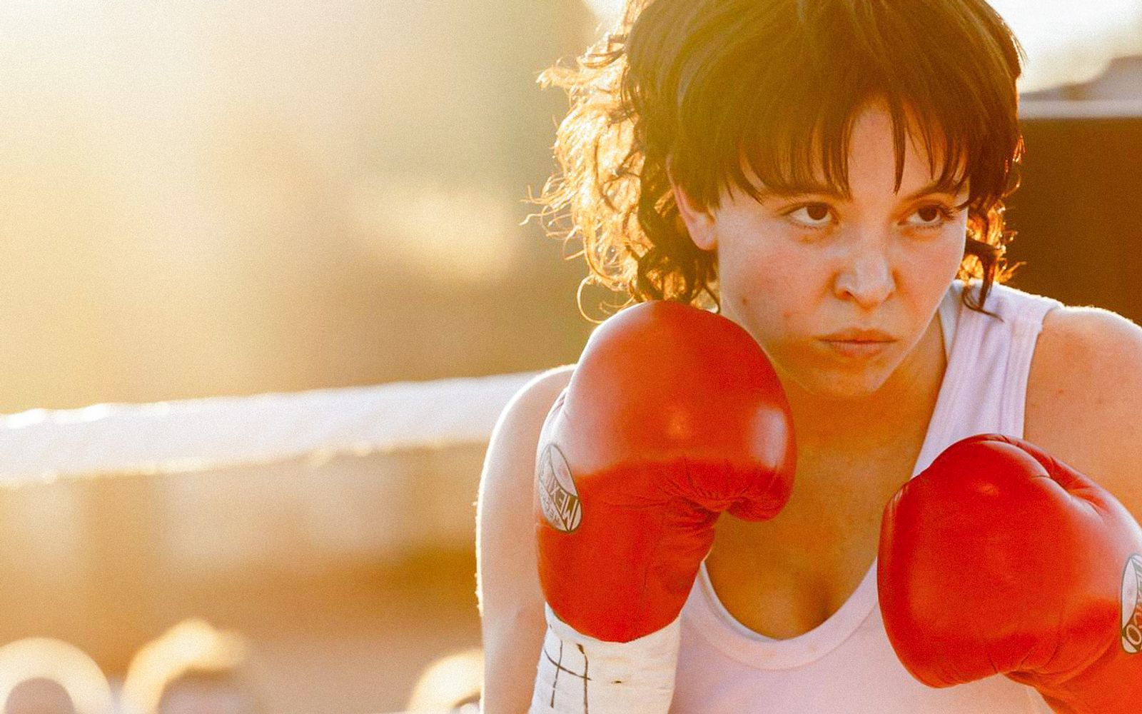 Eine Charakterrolle: „That's Why the Lady is a Champ“ (Kinostart 03. September) spielt Sydney Sweeney die ehemalige Box-Weltmeisterin Christy Martin. (Bild: Tobis Film)