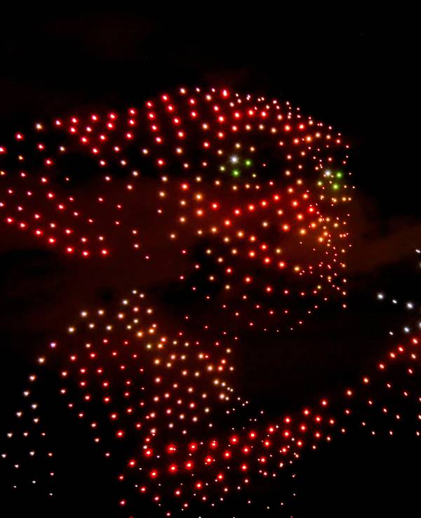Die „DroneArt Show: Harry Potter“ in Weidenpesch.