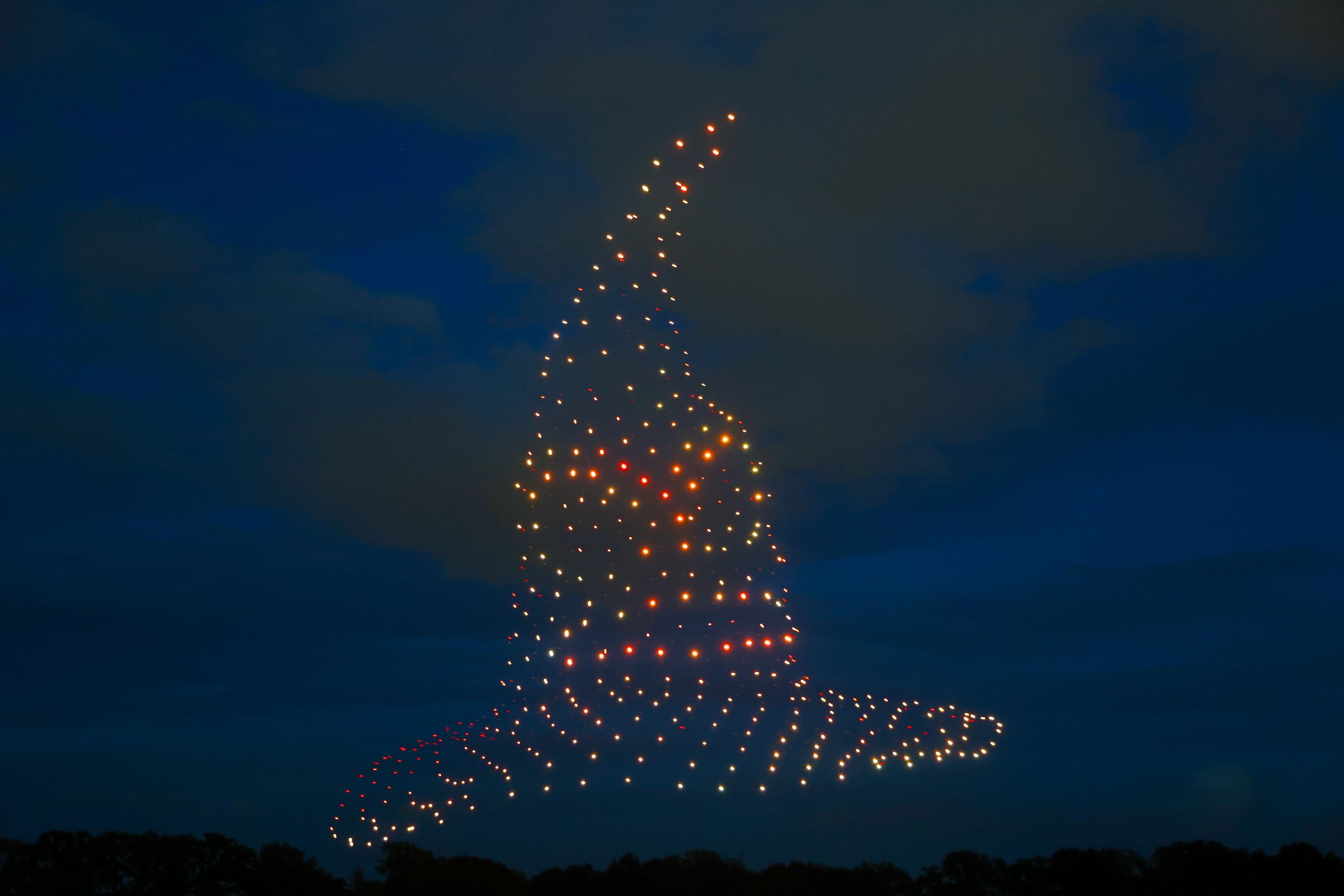 „DroneArt Show: Harry Potter“ in Weidenpesch.