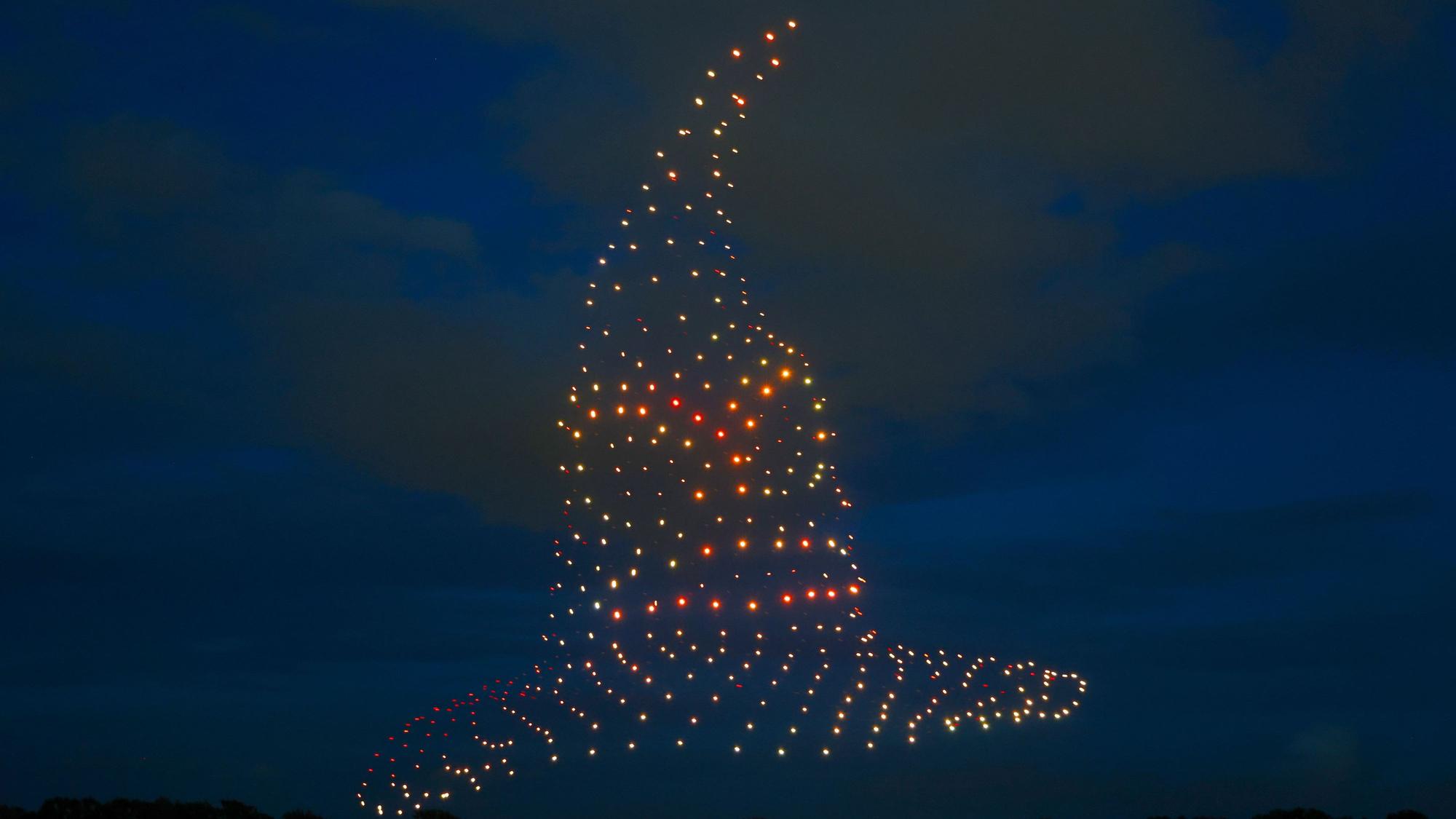 „DroneArt Show: Harry Potter“ in Weidenpesch.