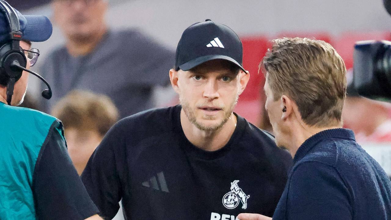 René Wagner spricht mit Sky-Moderator Michael Leopold.