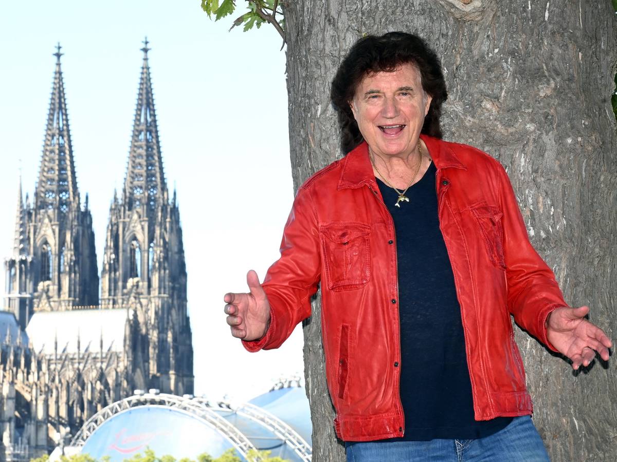 Musiker Olaf der Flipper bei einem Besuch in Köln.