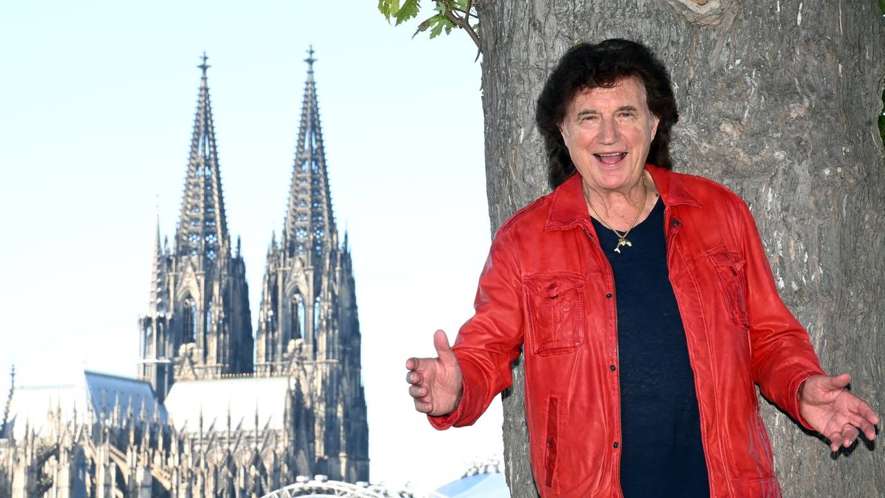 Musiker Olaf der Flipper bei einem Besuch in Köln.