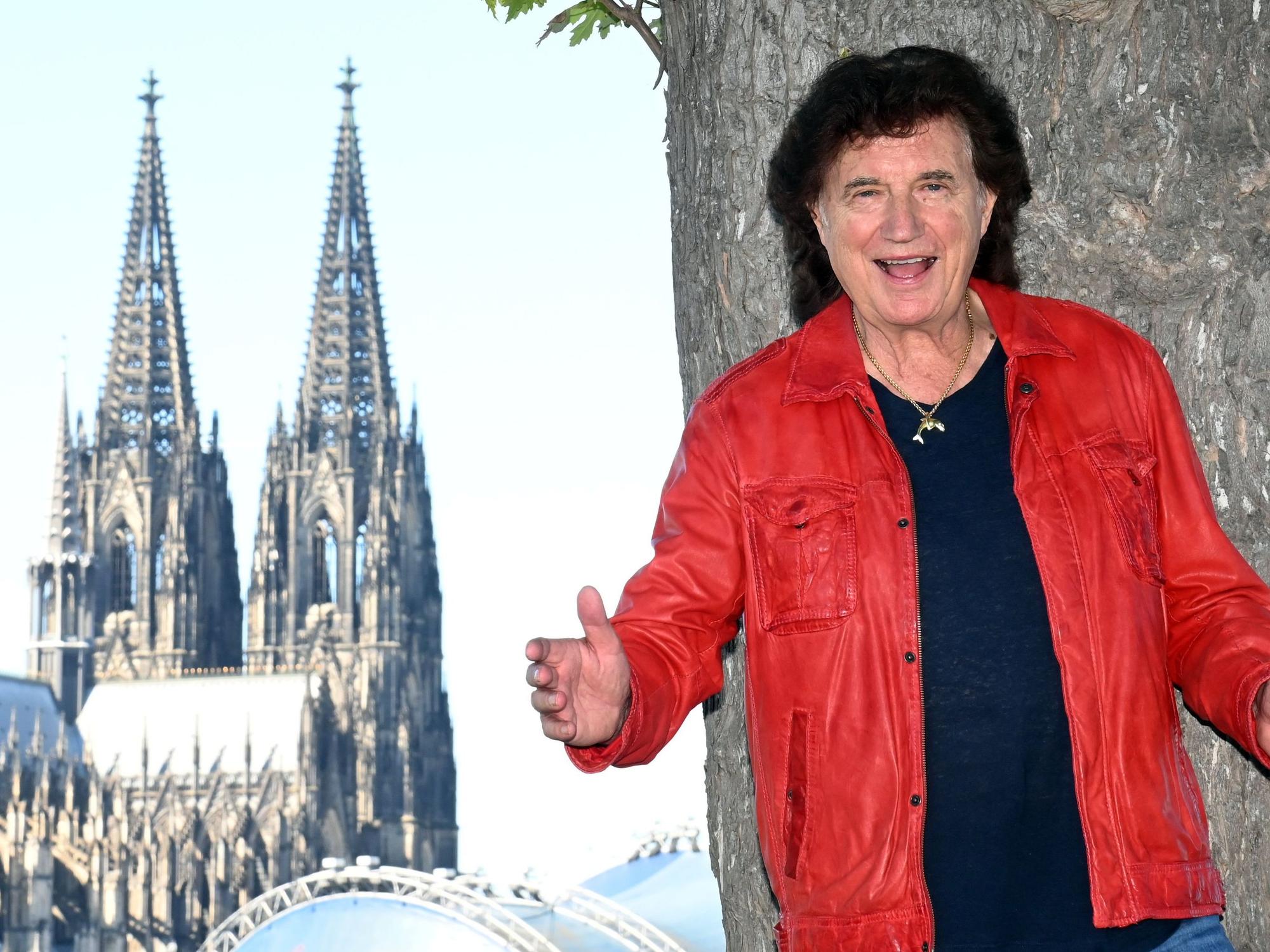 Musiker Olaf der Flipper bei einem Besuch in Köln.