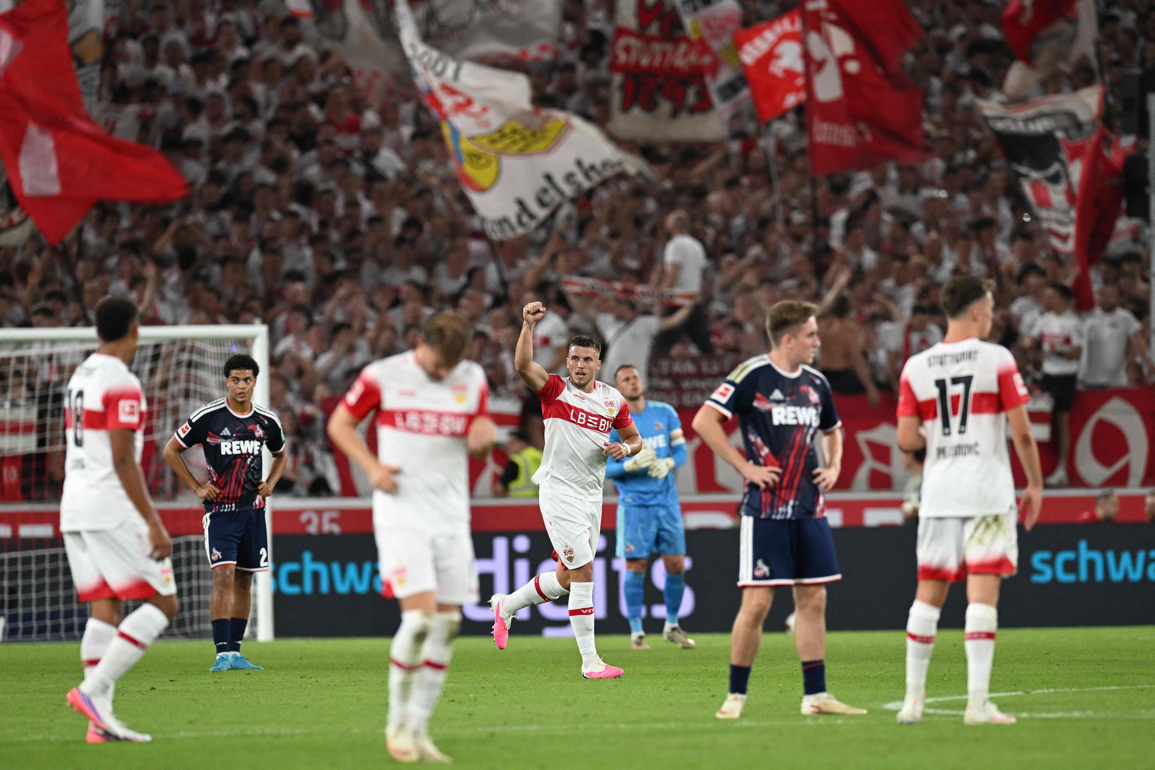 Torjubel beim VfB Stuttgart.