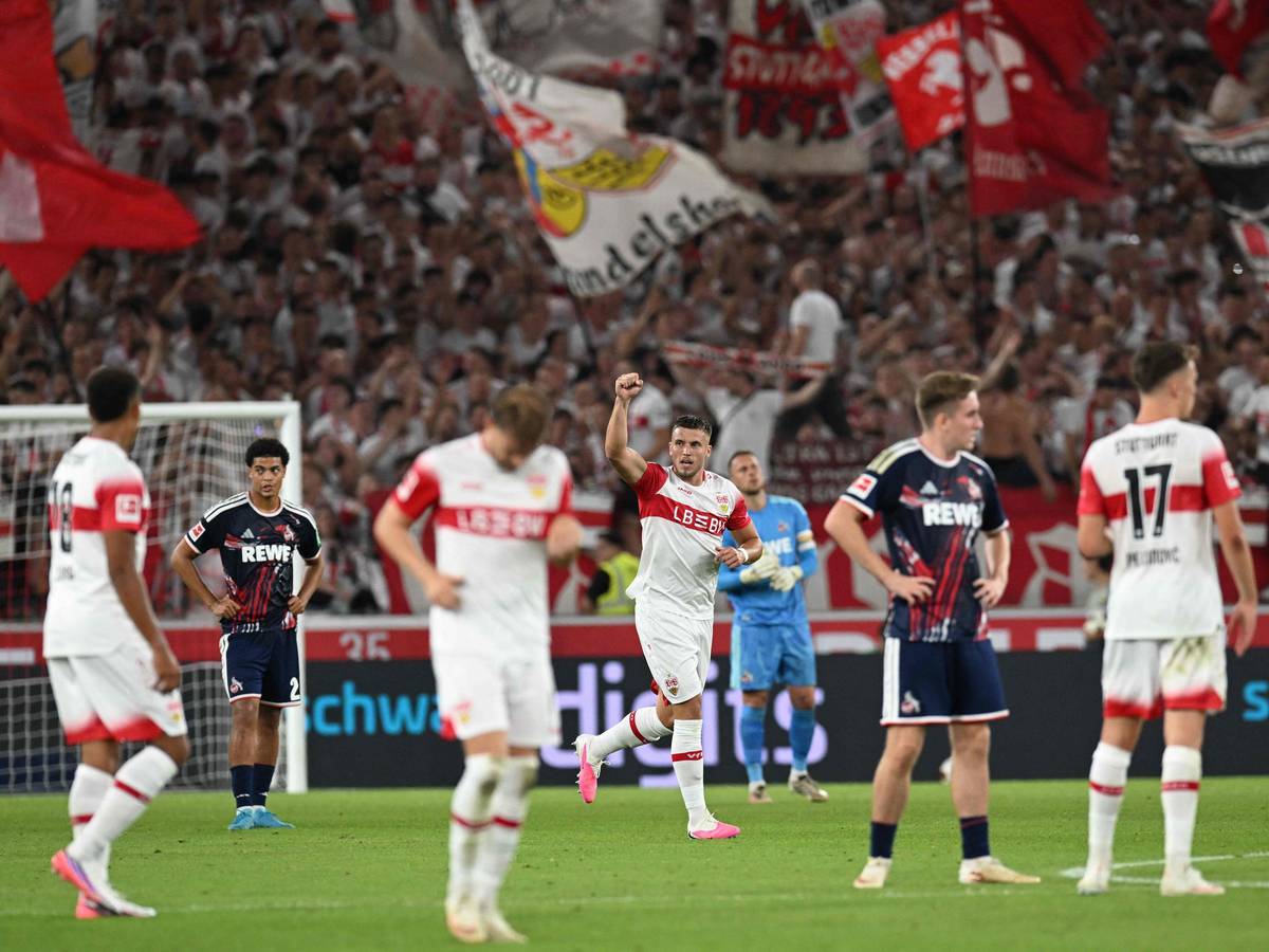 Torjubel beim VfB Stuttgart.