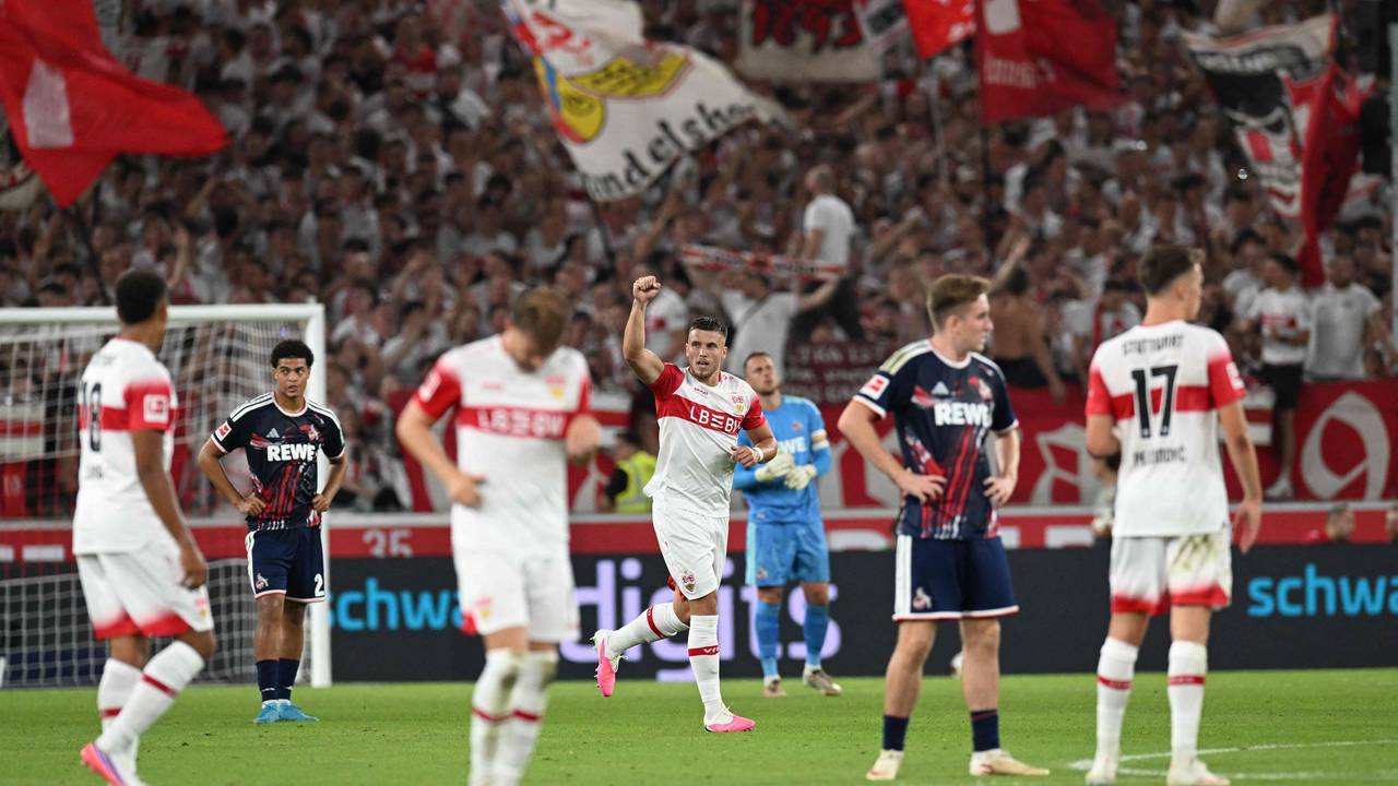 Torjubel beim VfB Stuttgart.