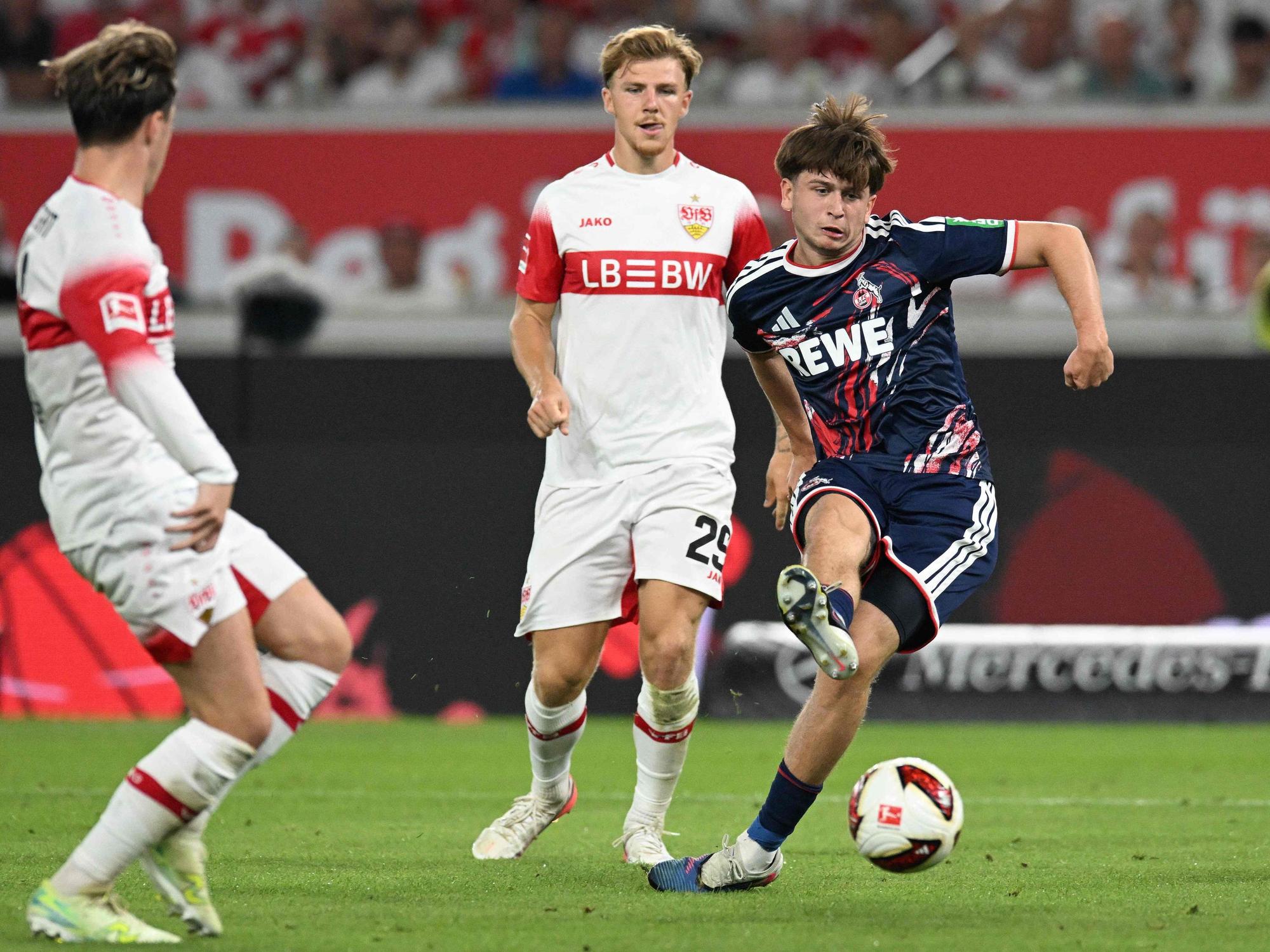 Mikey Moore beim Spiel gegen Stuttgart.