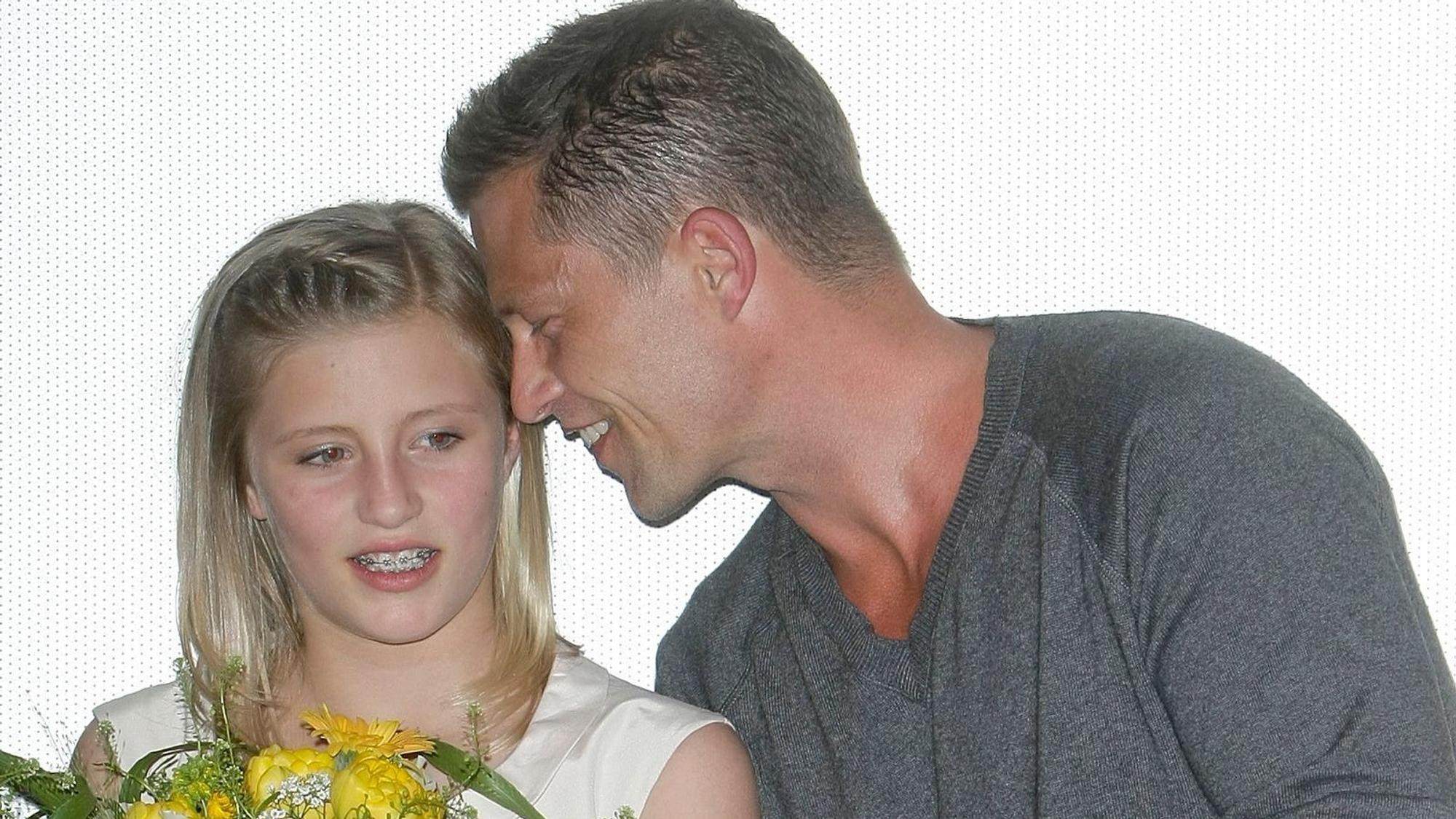 Filmpremiere - damals noch mit Zahnspange: Luna Schweiger spielte in „Phantomschmerz“ (2009) im Alter von zwölf Jahren ihre erste Hauptrolle. (Bild: Florian Seefried/Getty Images)