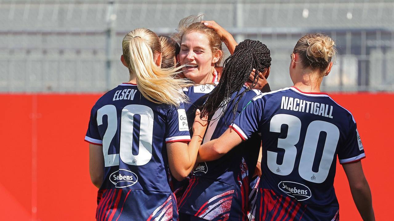 Taylor Ziemer trifft gegen Mainz.