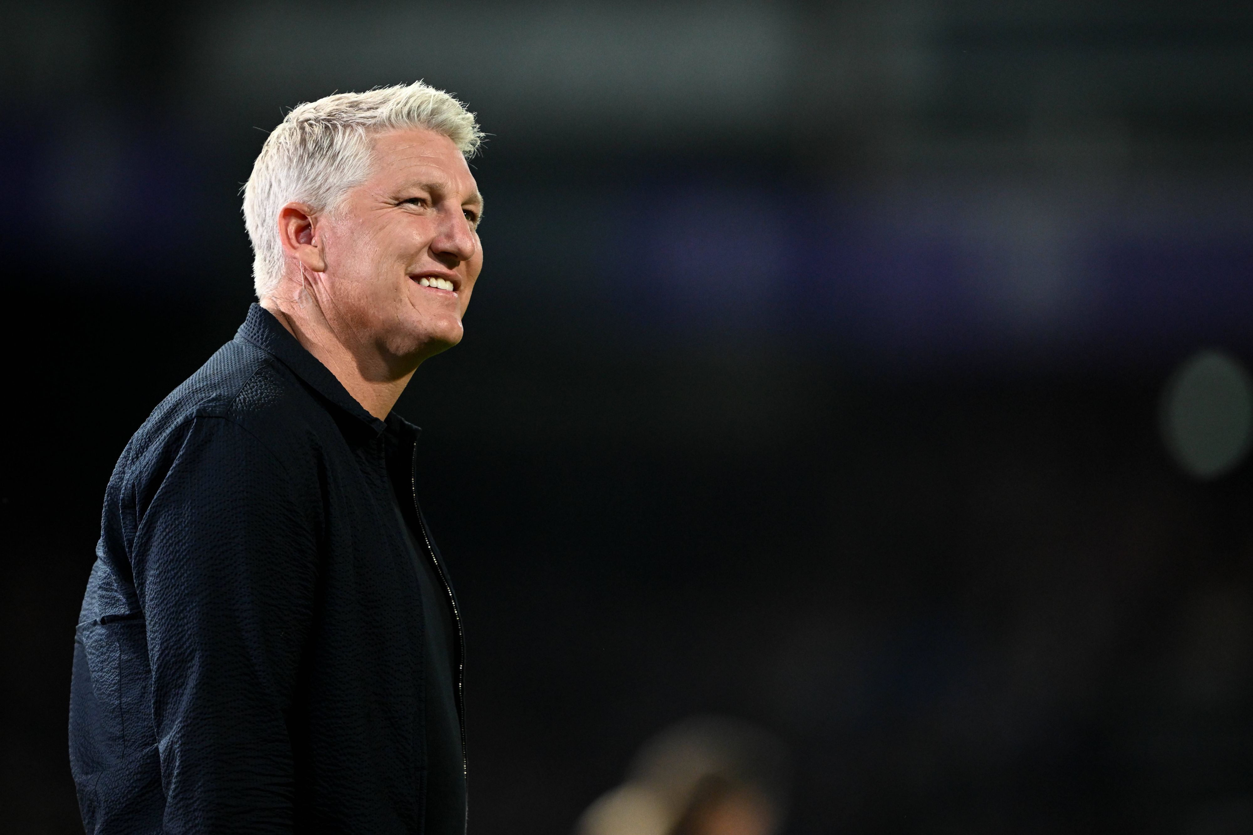Bastian Schweinsteiger lächelt.