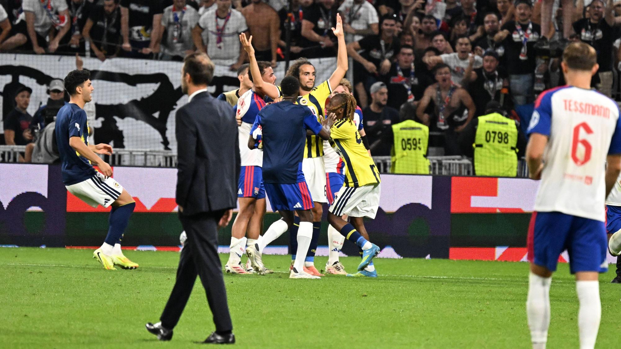 Hitzige Szenen in der Qualifikation zur Champions League.