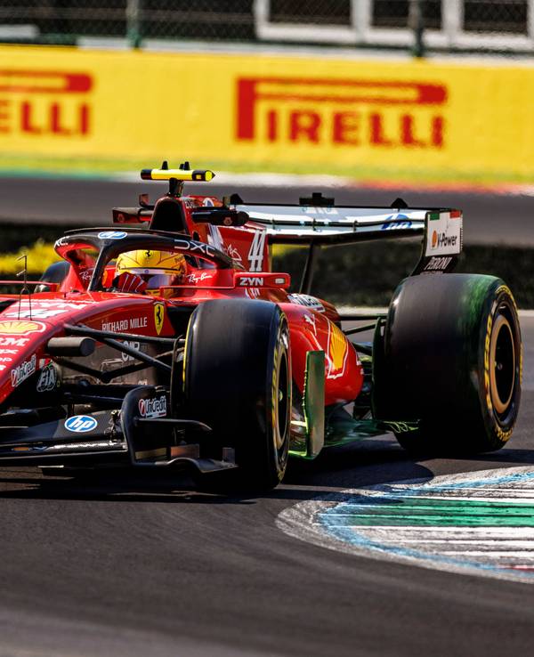 RECORD DATE NOT STATED 4th September 2026 Autodromo Nazionale Monza, Monza, Italy Formula 1 Italian Grand Prix 2026 Free Practice Day Number 44 driver Lewis Hamilton of Scuderia Ferrari HP and Great Britain during First Practice at the Italian Formula 1 Grand Prix 2026 StephenxBlackberry