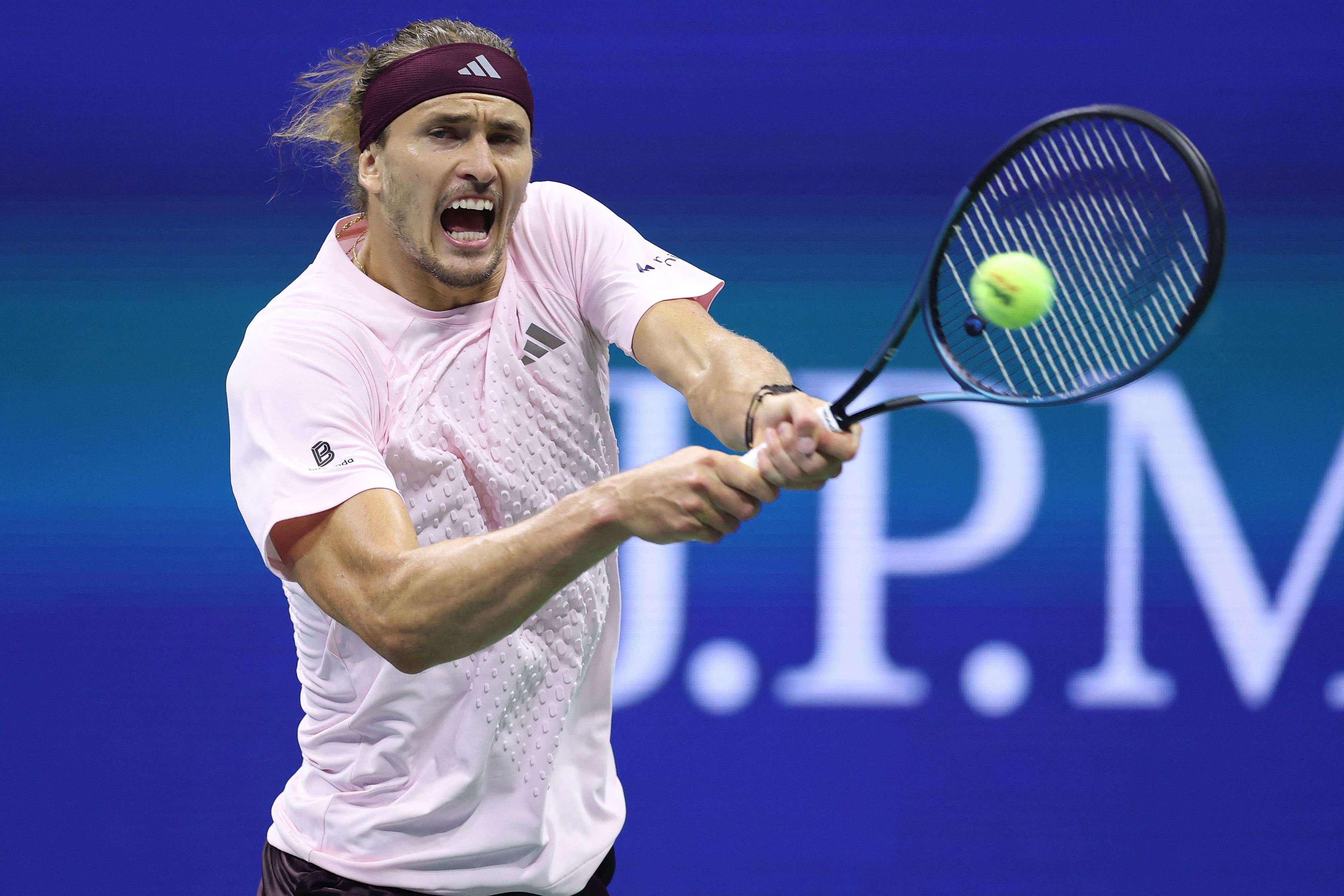 Alexander Zverev bei den US Open in New York