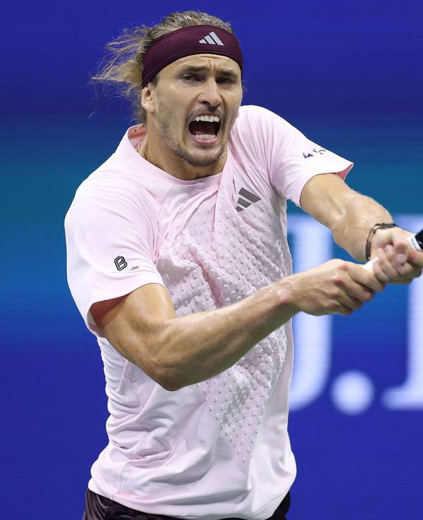 Alexander Zverev bei den US Open in New York