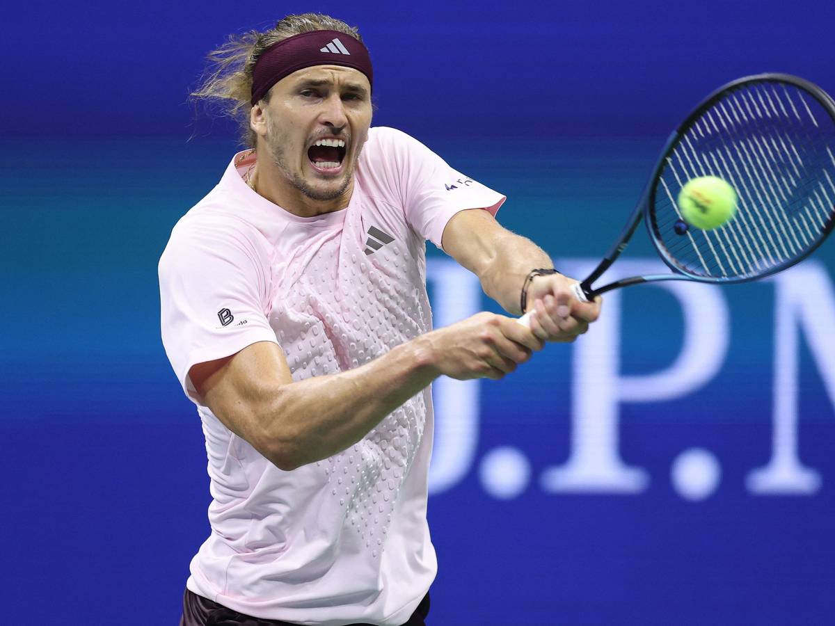 Alexander Zverev bei den US Open in New York