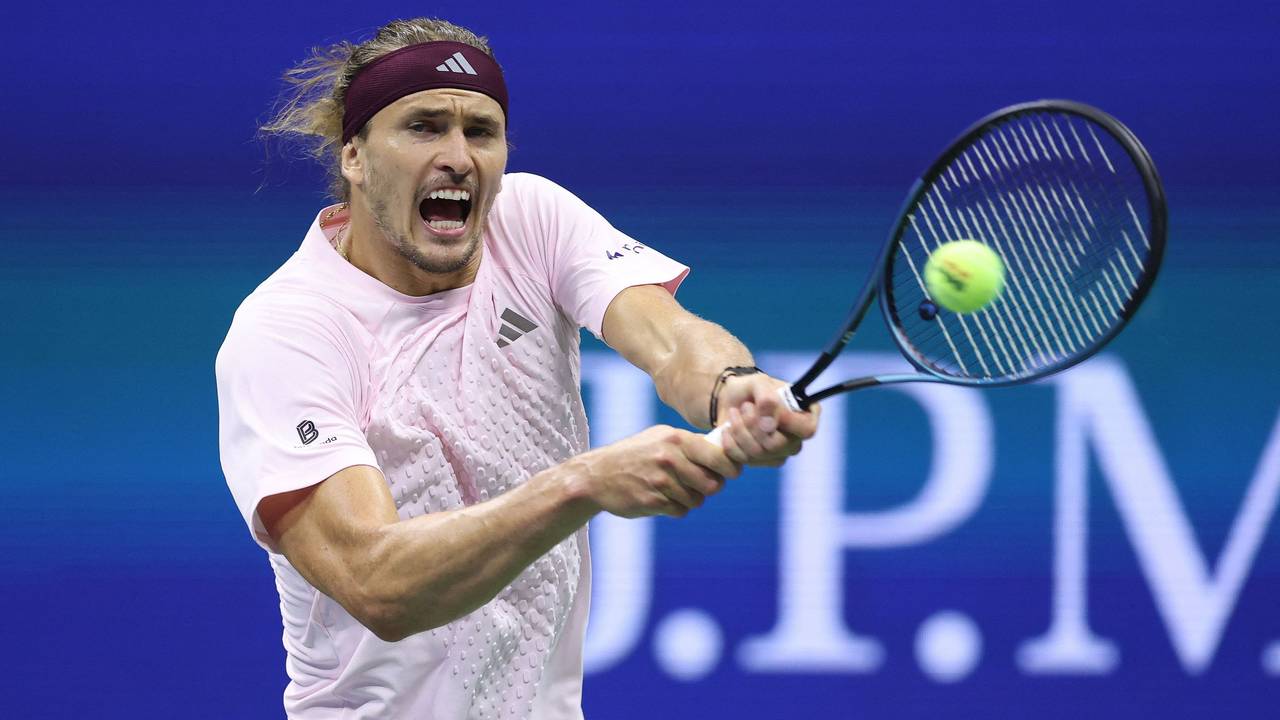 Alexander Zverev bei den US Open in New York