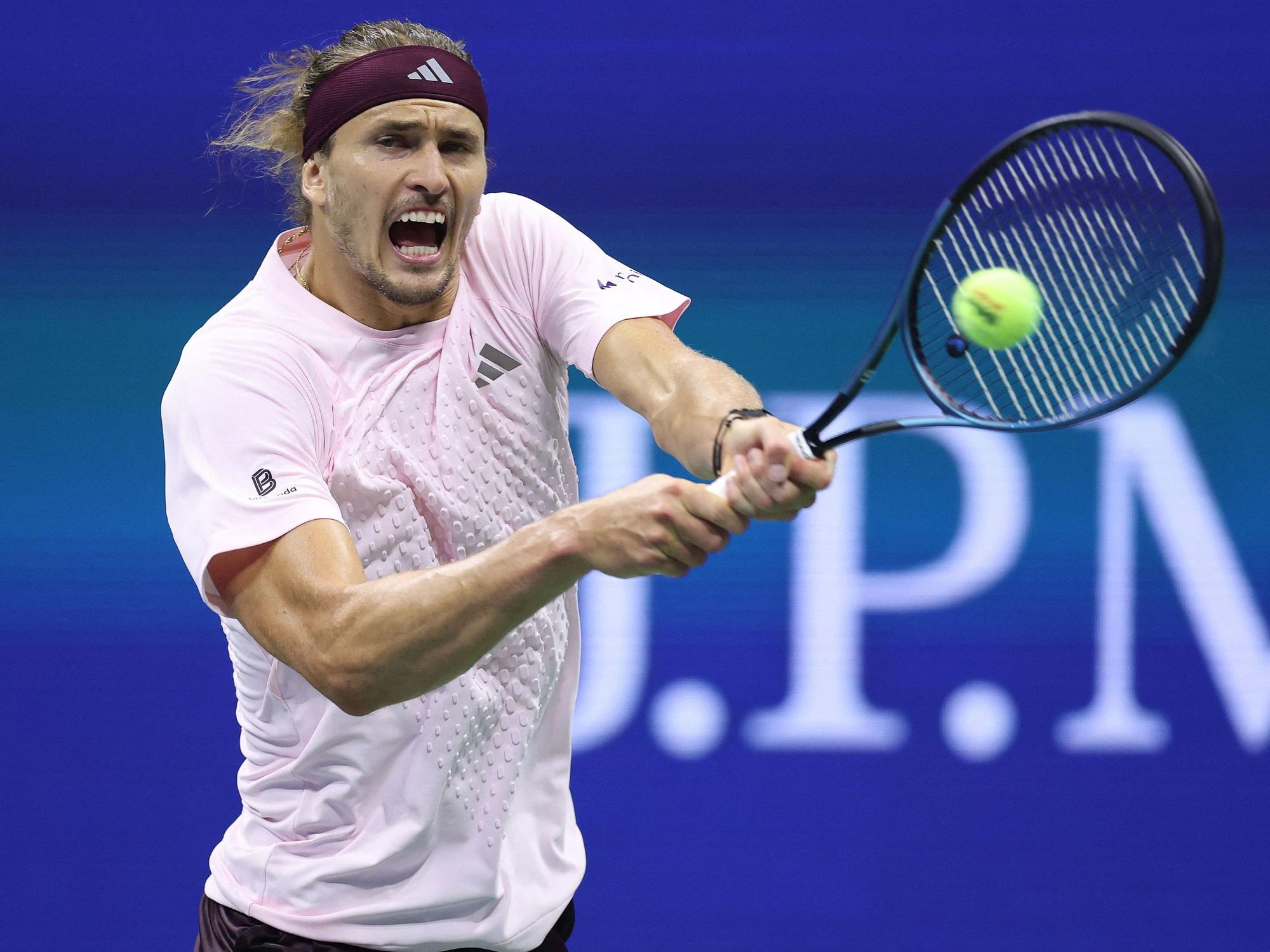 Alexander Zverev bei den US Open in New York