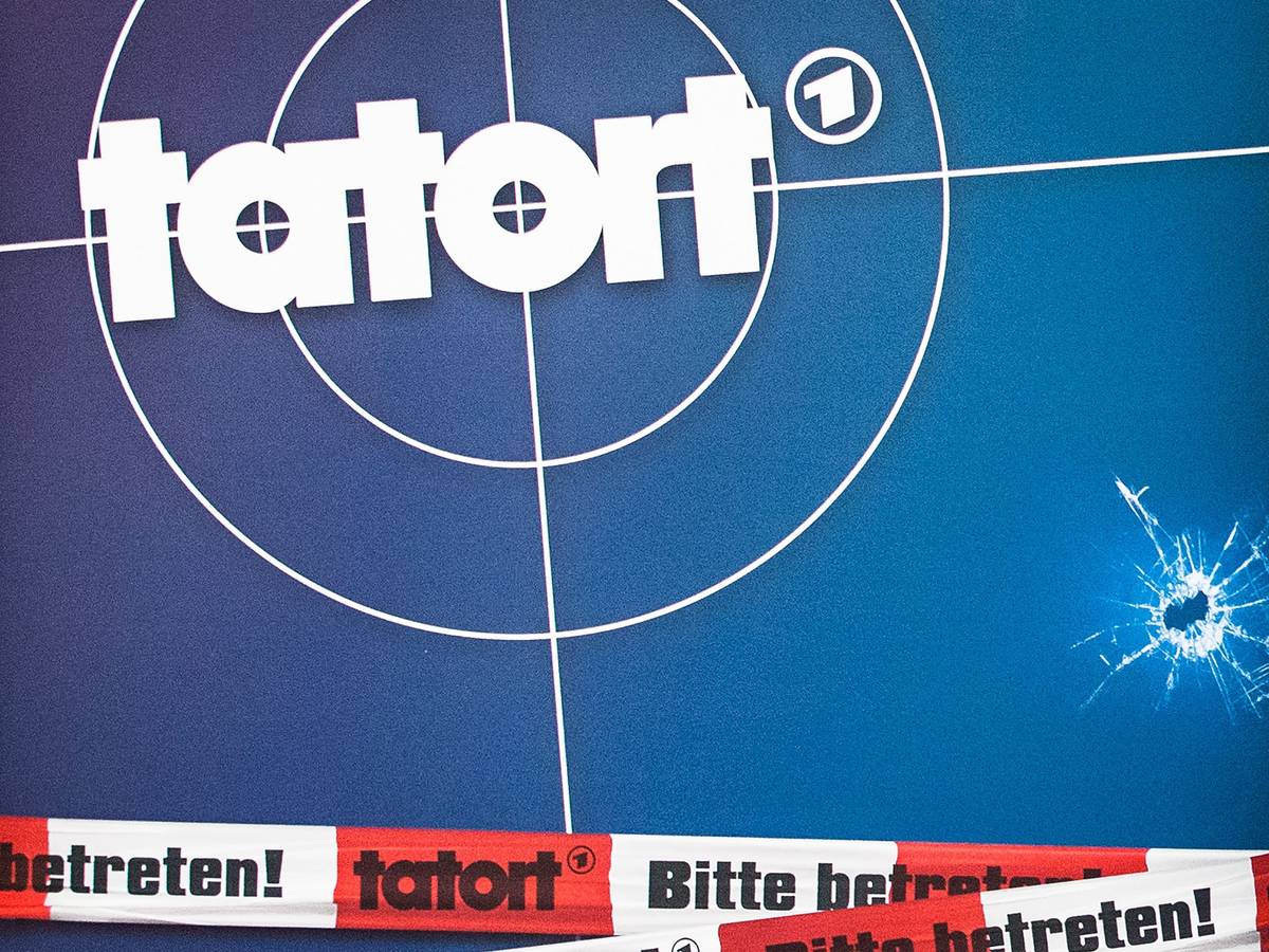 Das Logo des ARD-Kultkrimis „Tatort“ ist im Rundfunkhaus des Südwestrundfunks (SWR) zu sehen.