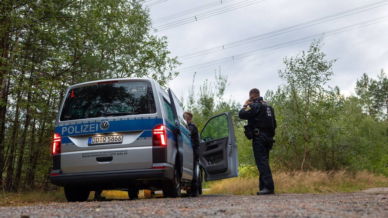 Polizeieinsatz in Sachsen