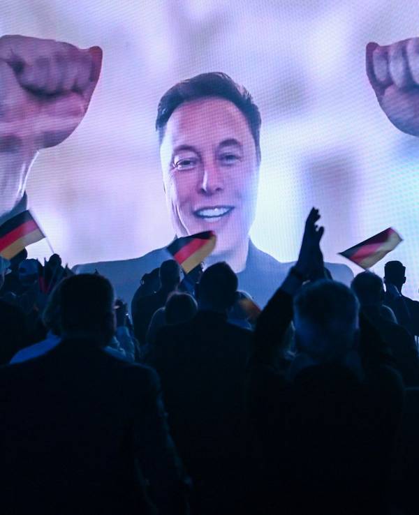 Elon Musk im Wahlkampf der AfD