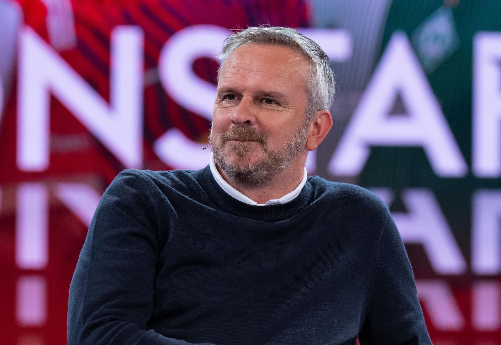 Didi Hamann, Sky-Experte, nimmt in einem TV-Studio an einer Presseveranstaltung teil.