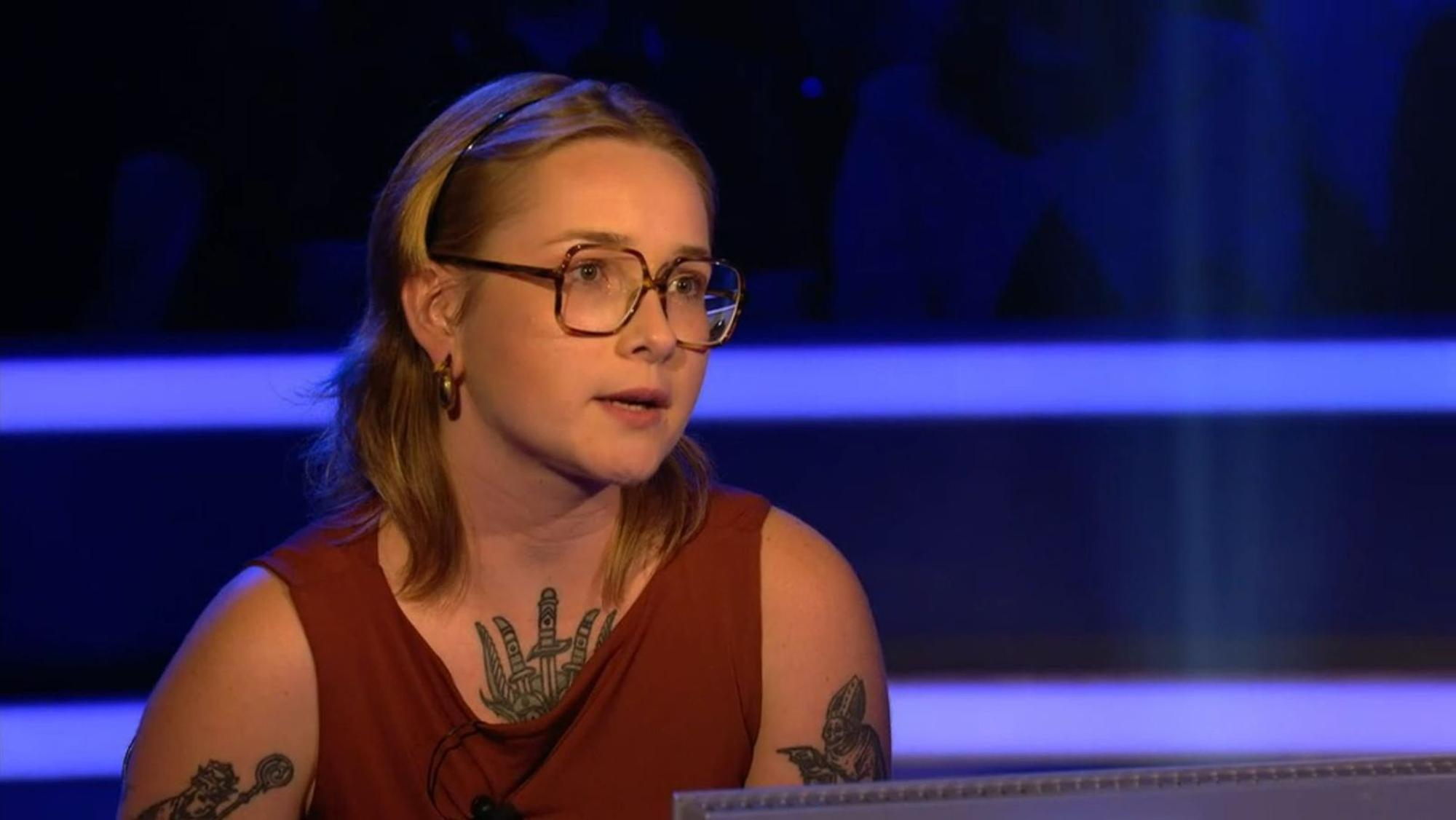 Überhangkandidatin Tabea Gottstein aus Karlsruhe gab auf und ging mit 8.000 Euro. (Bild: RTL)