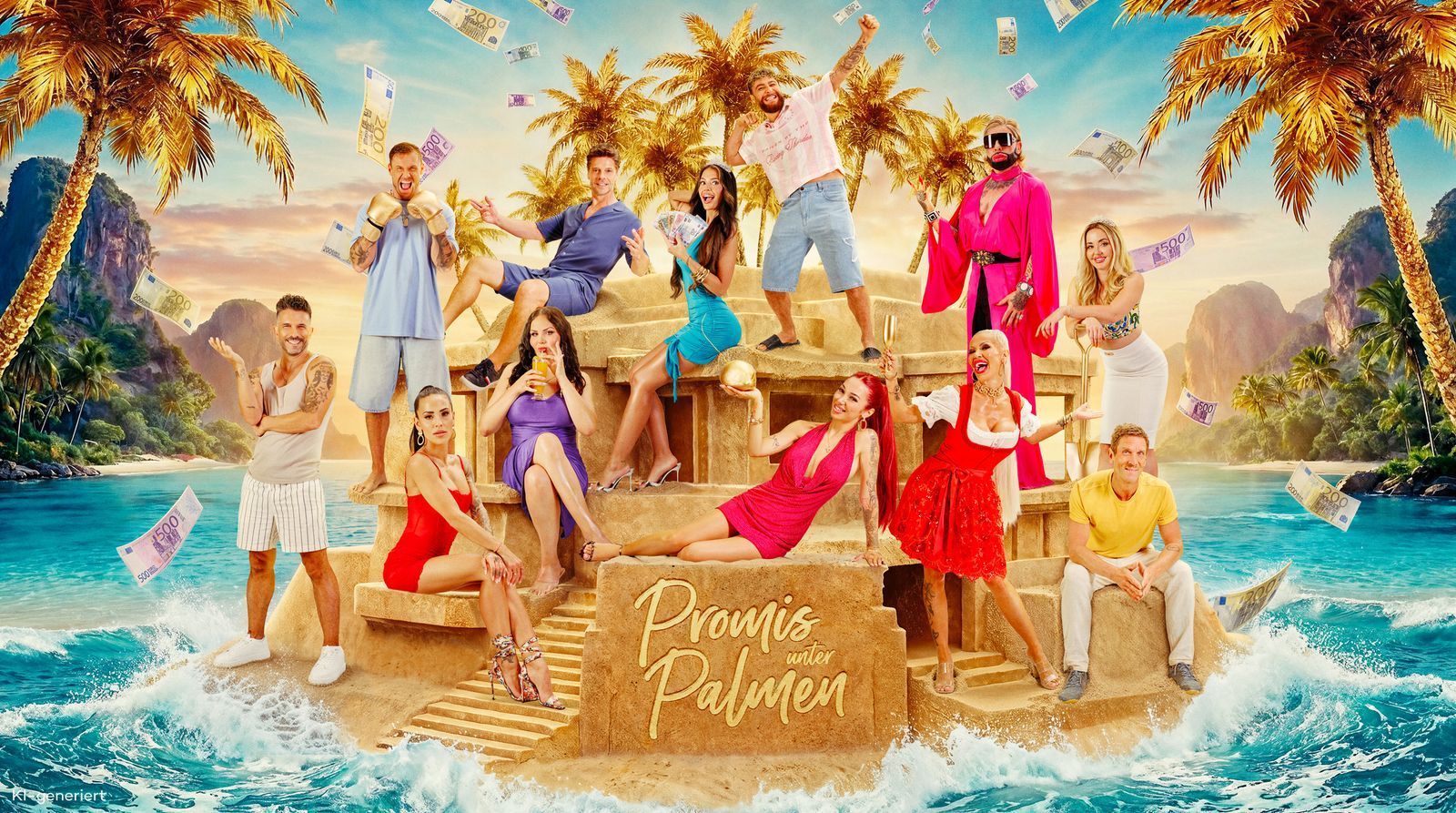 SAT.1 hat bekannt gegeben, welche Stars Teil der fünften „Promis unter Palmen“-Staffel sein werden. (Bild: Joyn/Thorsten Henn)