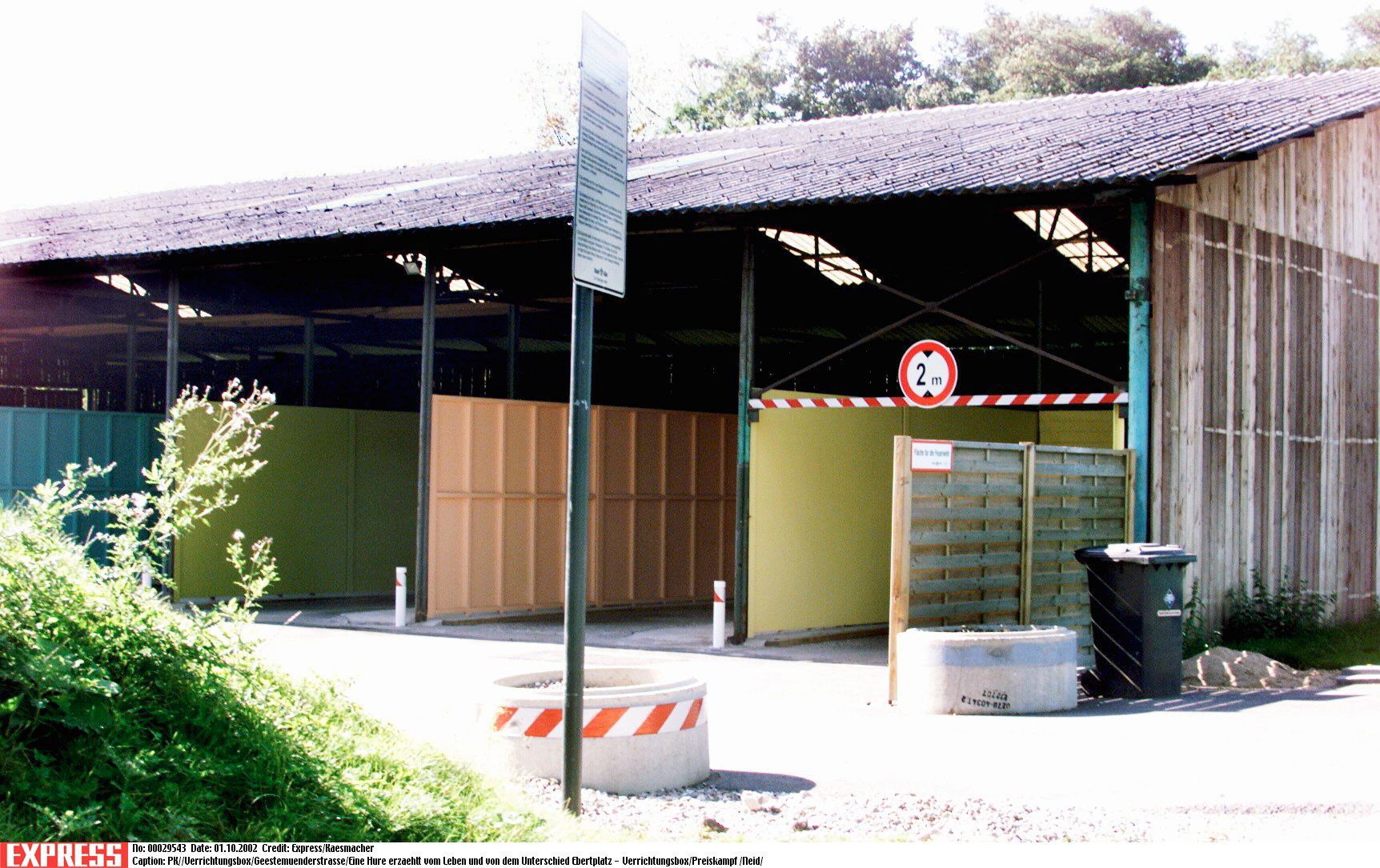 Verrichtungsboxen an der Geestemünderstraße (Archivfoto)
