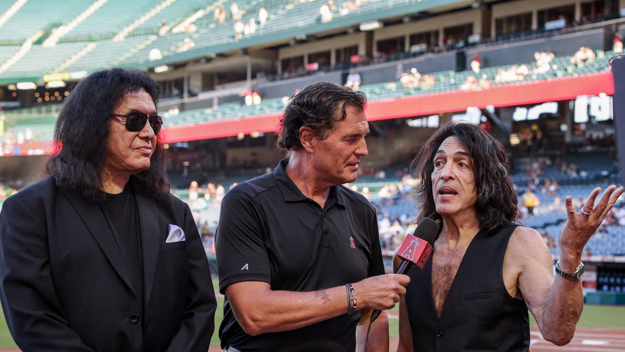 Gene Simmons und Paul Stanley vor wenigen Tagen bei einem Auftritt in Kalifornien.