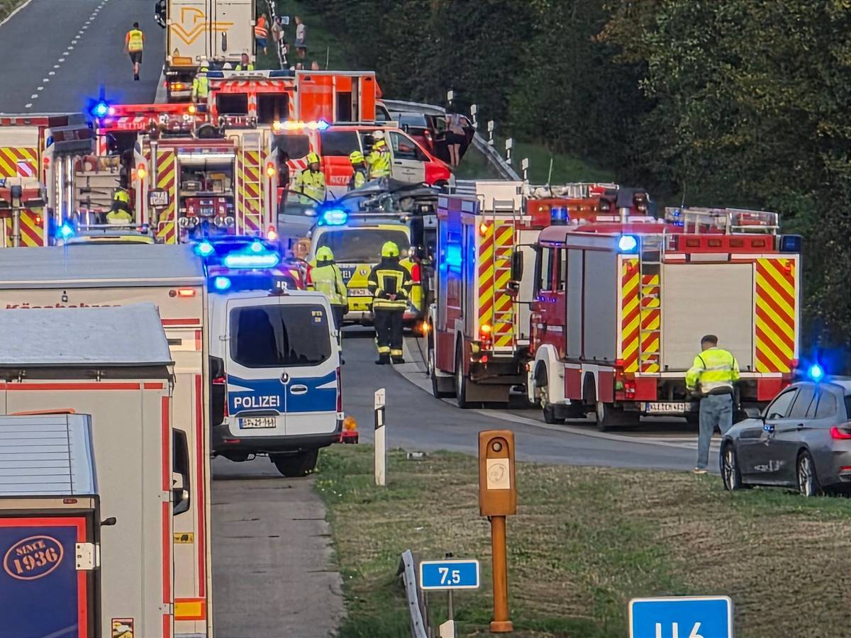 Schwerer Unfall auf der A3 bei Emmerich