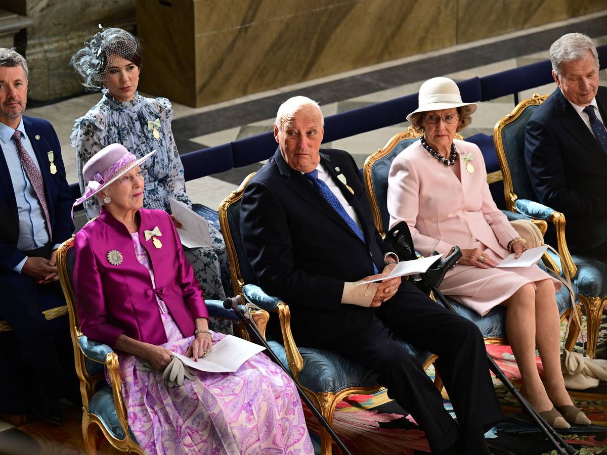 Dänische und norwegische Royals Seite an Seite.