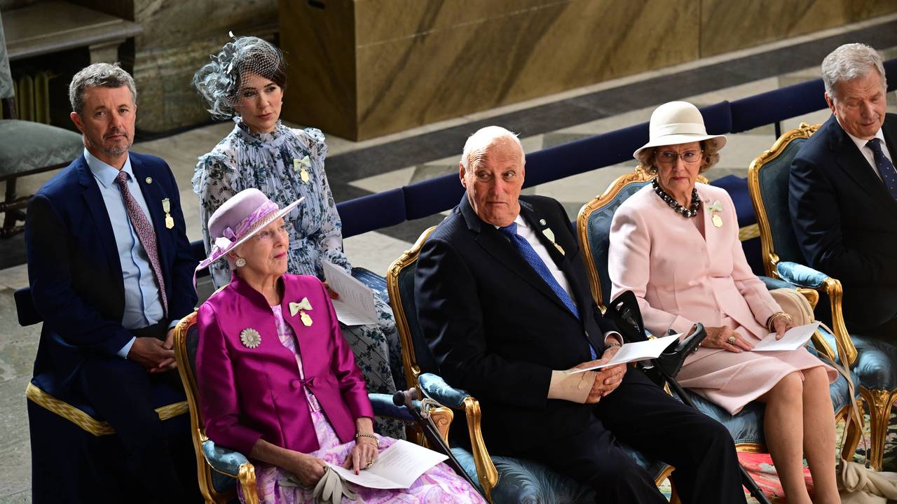 Dänische und norwegische Royals Seite an Seite.