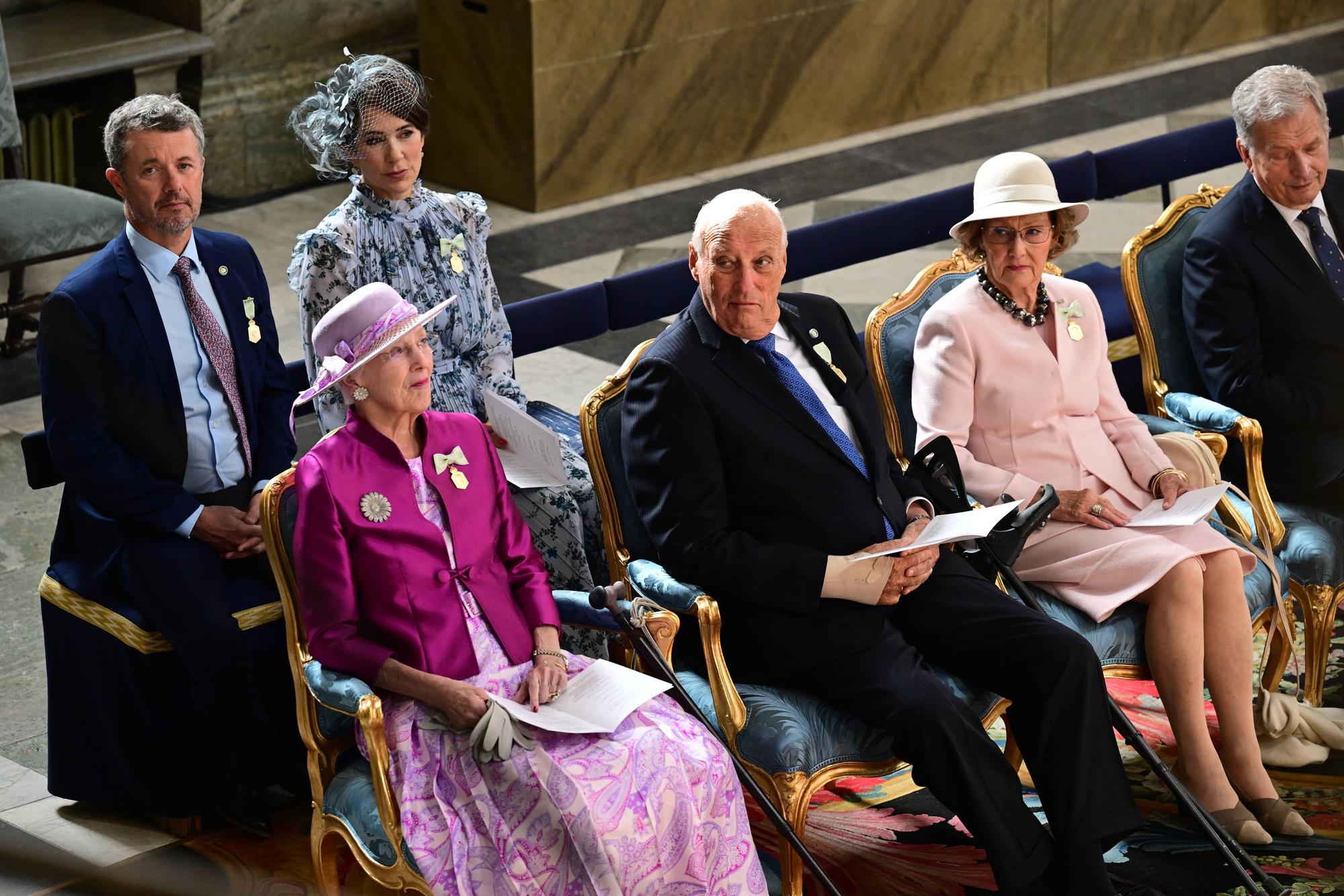 Dänische und norwegische Royals Seite an Seite.