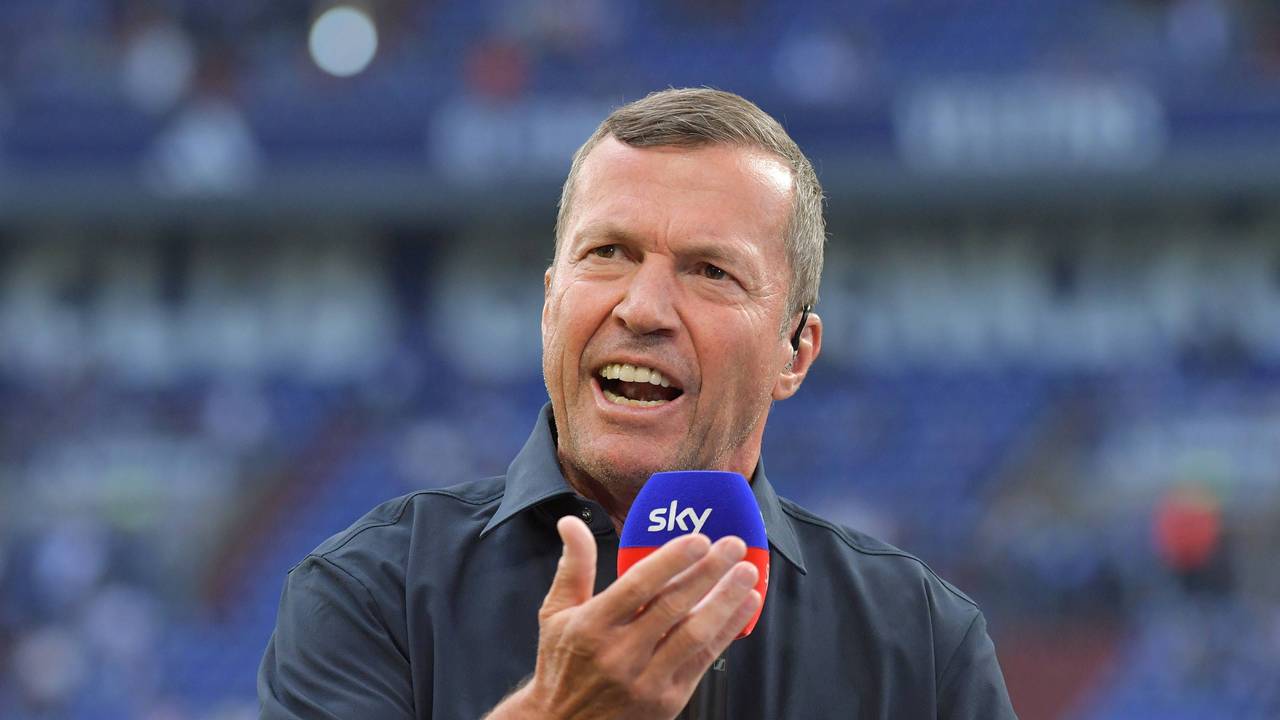 Ex-Nationalspieler Lothar Matthäus am Sky-Mikrofon