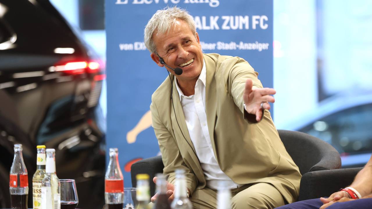08.09.2026. Köln: FC-Talk am Abend mit Weltmeister Pierre Littbarski, FC-Geschäftsführer Thomas Kessler und Ex-FC-Kaderplaner Jörg Jakobs. Foto: Martina Goyert