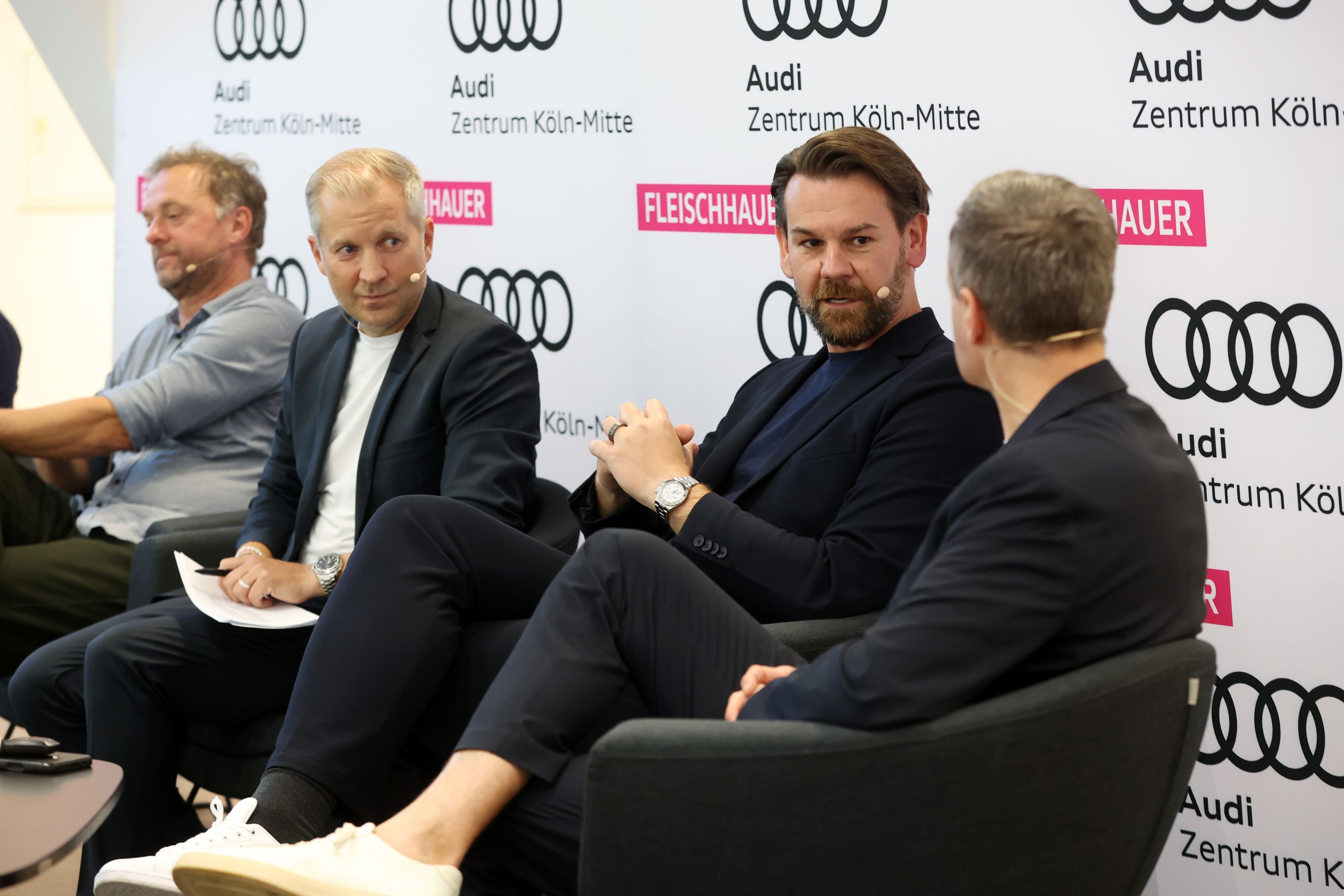 FC-Geschäftsführer Thomas Kessler beim „Talk zum FC“.