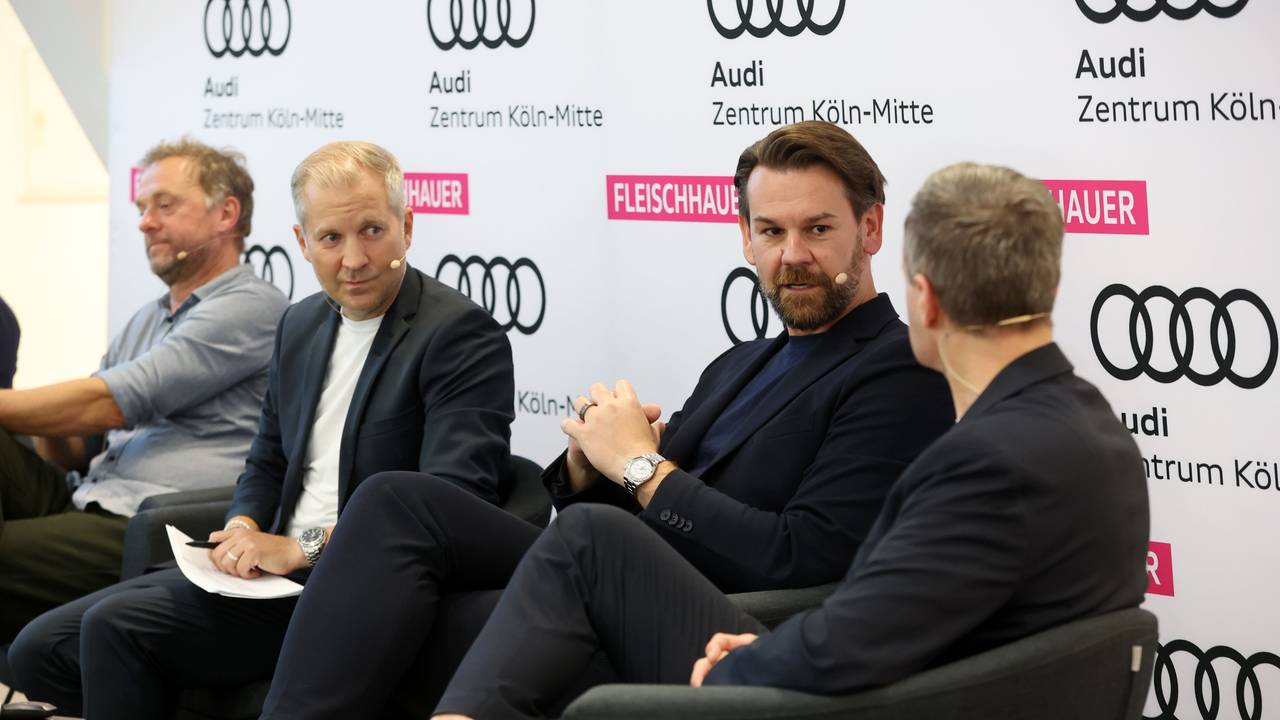 FC-Geschäftsführer Thomas Kessler beim „Talk zum FC“.