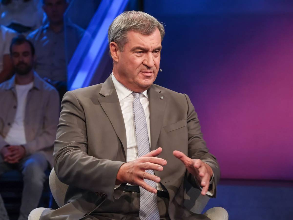 CSU-Chef Markus Söder erklärte bei „Maischberger“, dass er das Konzept der „Brandmauer“ gegen die AfD für gescheitert hält. (Bild: WDR / Oliver Ziebe)