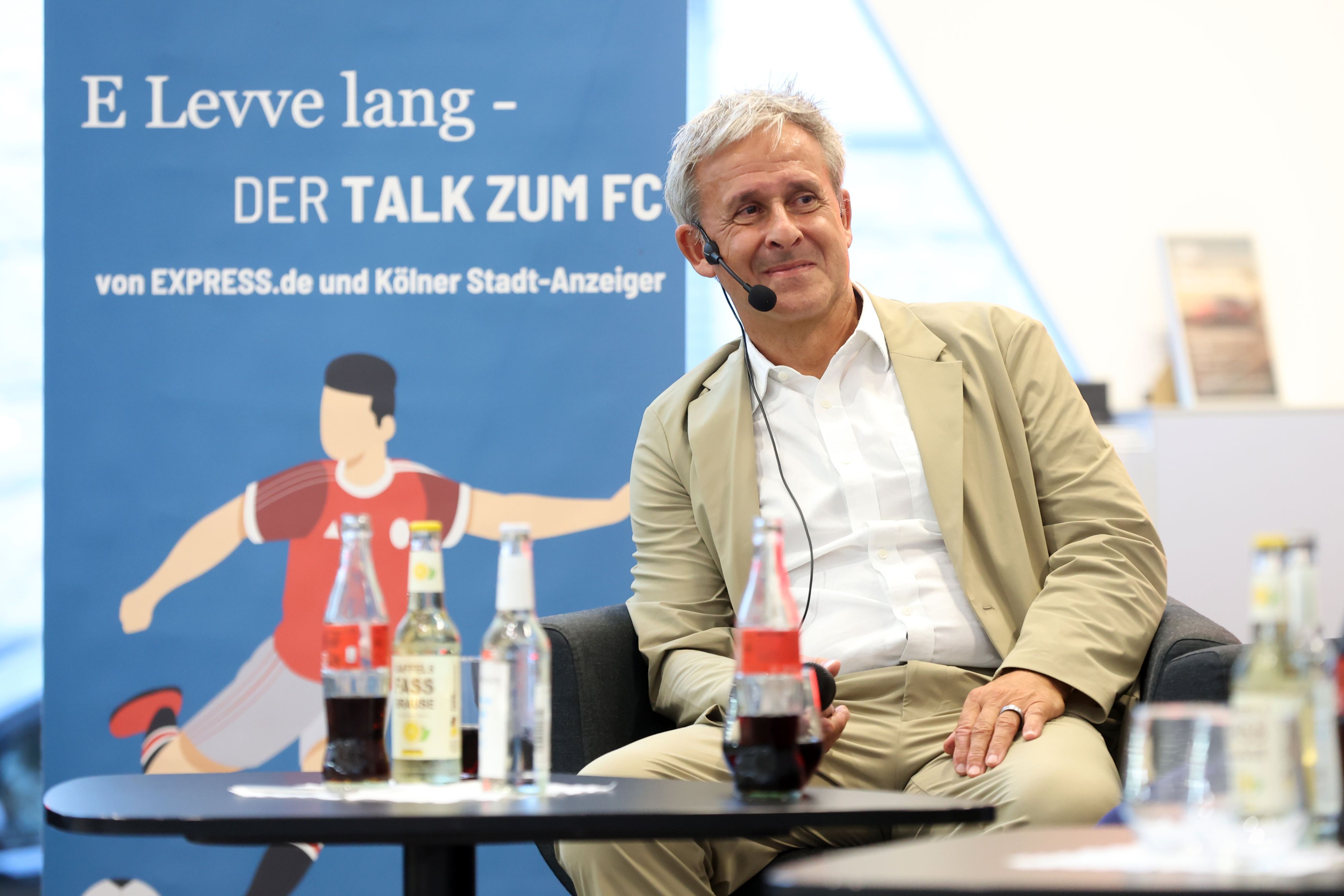 Weltmeister Pierre Littbarski beim FC-Talk