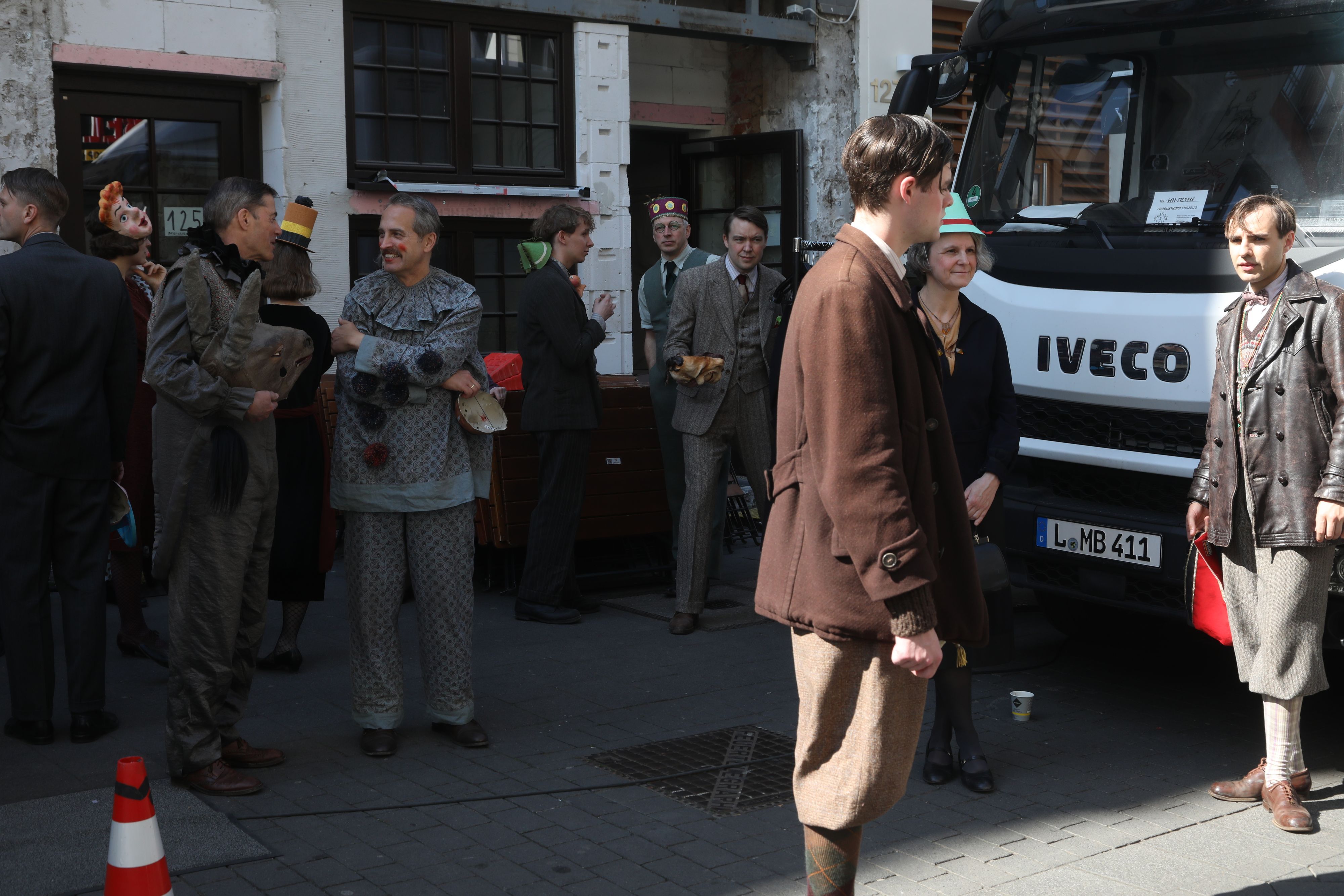 Dreharbeiten für „Babylon Berlin“ im Brauhaus „Em Kölsche Boor“.