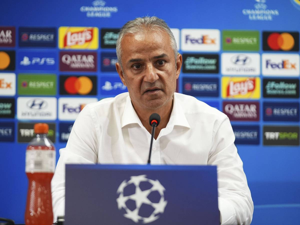 Pressekonferenz mit Trainer Ismail Kartal.
